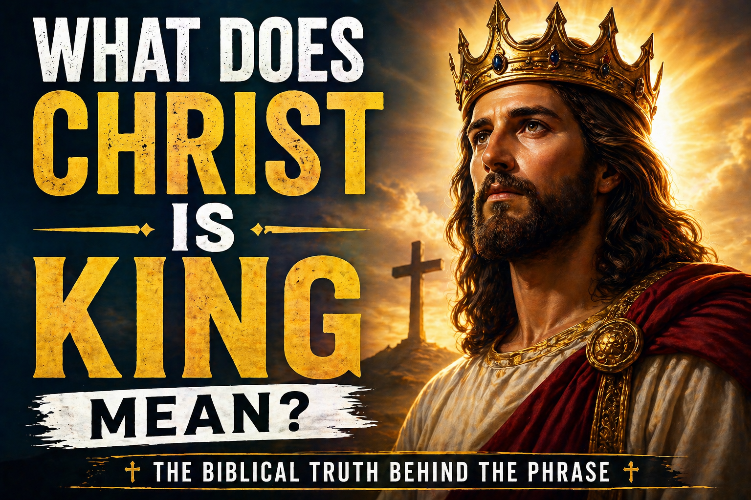 What Does Christ Is King Mean? The Biblical Truth Behind the Phrase