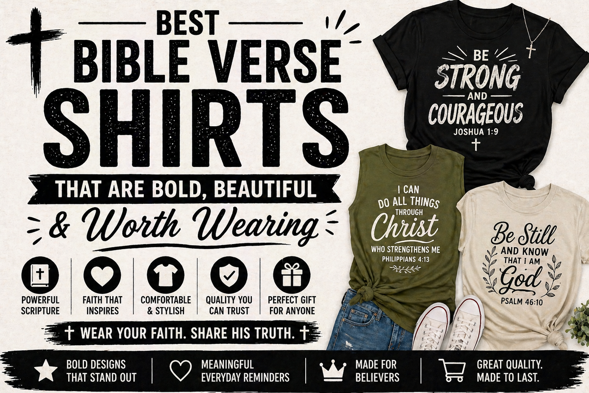 Best Bible Verse Shirts That Are Bold, Beautiful & Worth Wearing