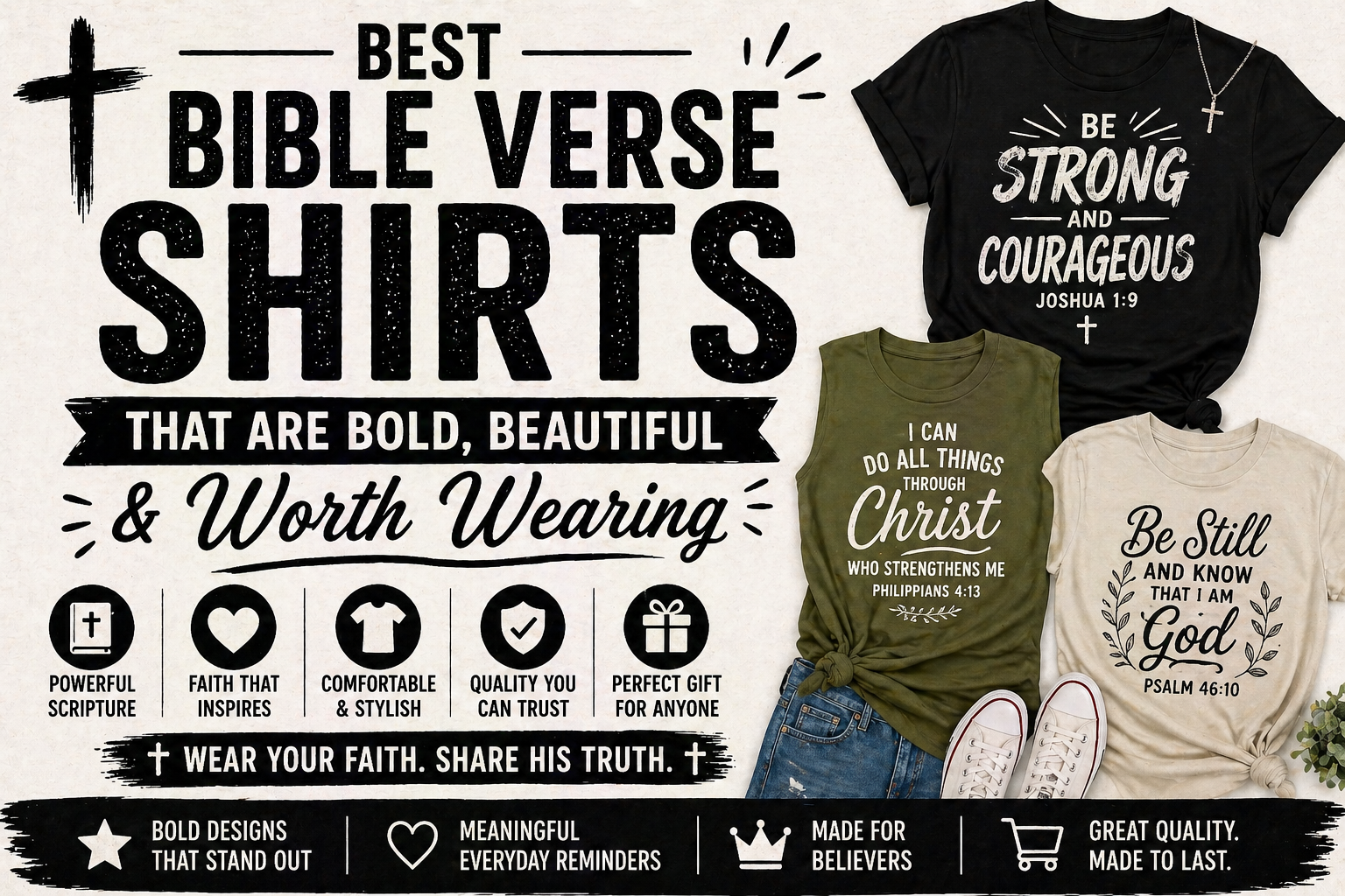 Best Bible Verse Shirts That Are Bold, Beautiful & Worth Wearing