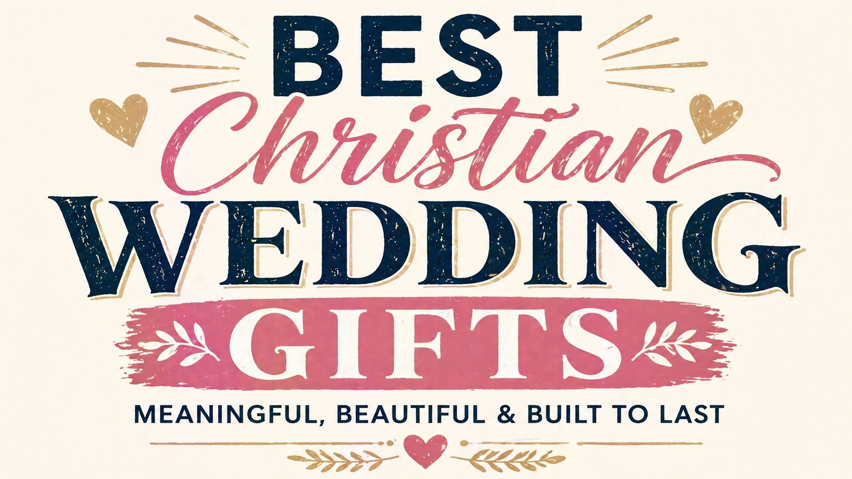 Best Christian Wedding Gifts (Meaningful, Beautiful & Built to Last)