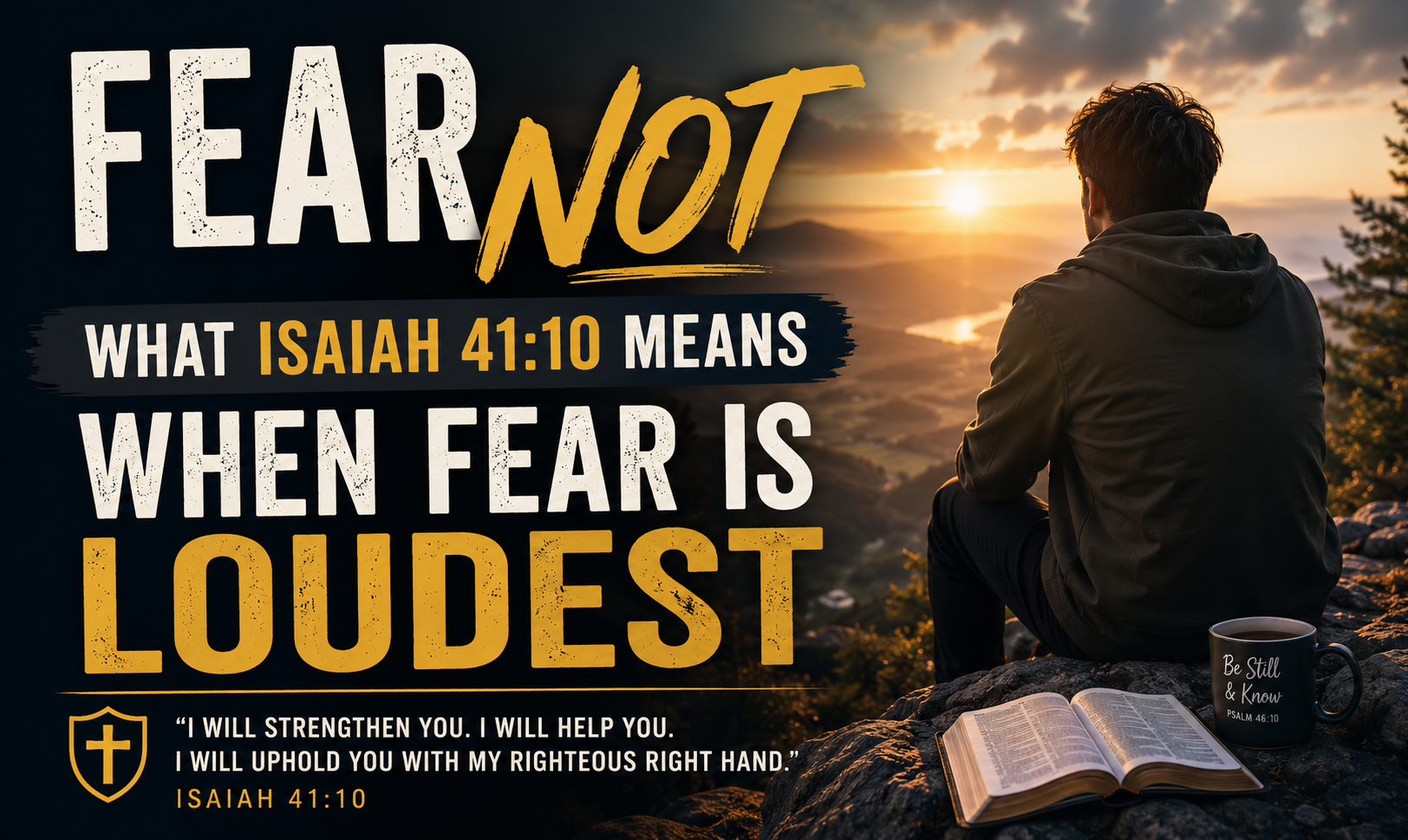 Fear Not: What Isaiah 41:10 Means When Fear Is Loudest