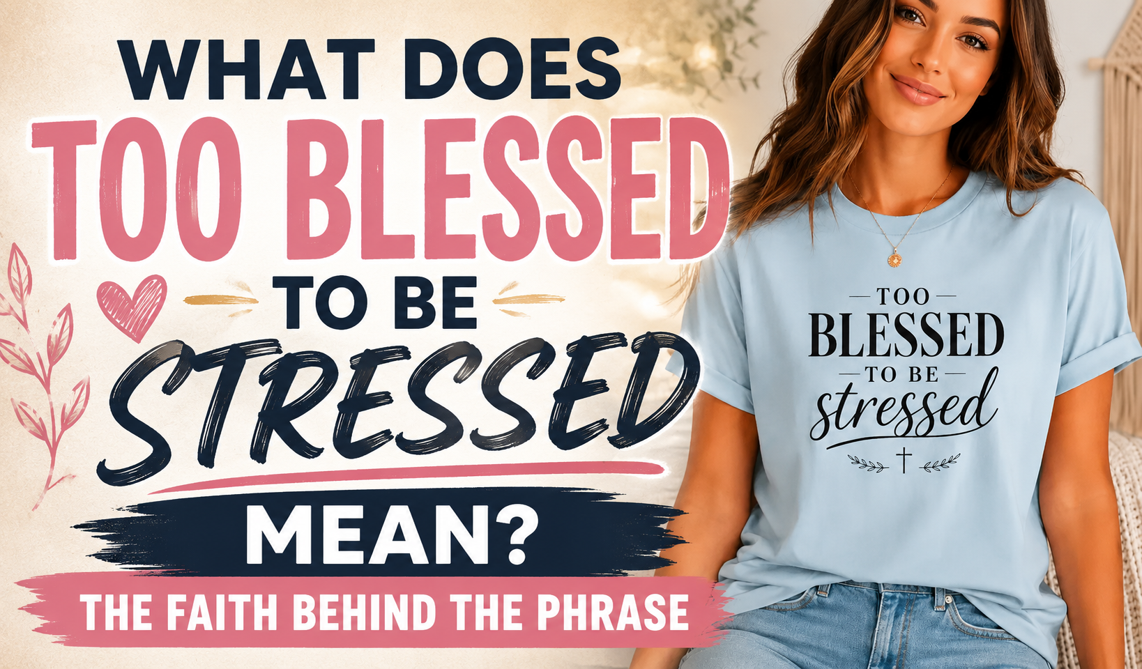What Does 'Too Blessed To Be Stressed' Mean? The Faith Behind the Phrase