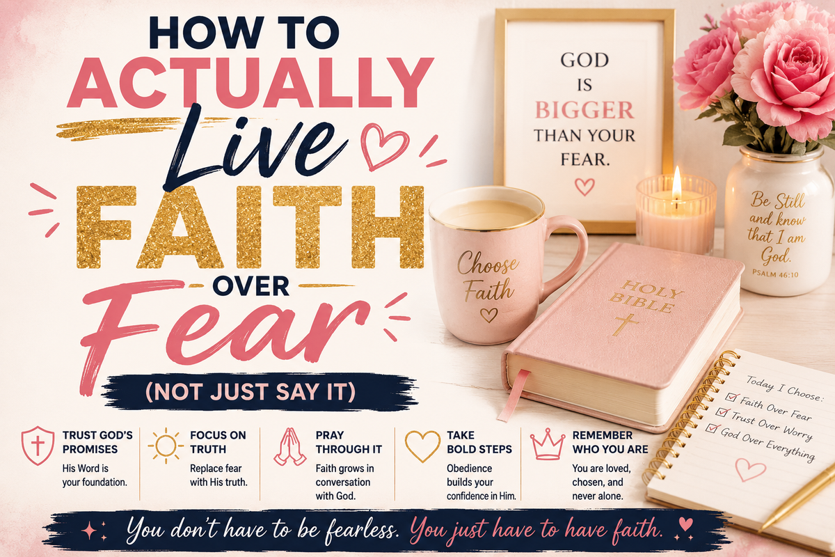 How to Actually Live Faith Over Fear (Not Just Say It)