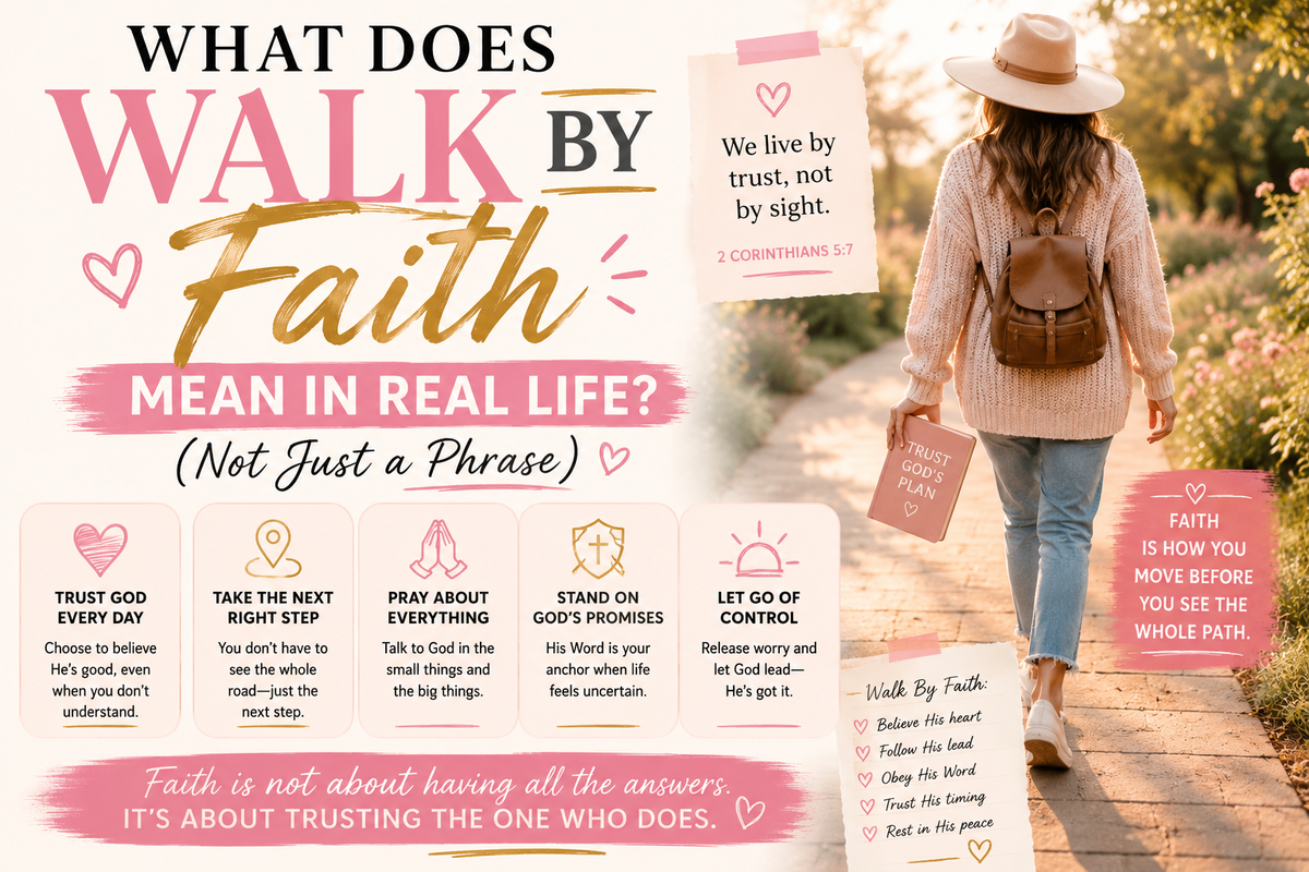 What Does Walk By Faith Mean in Real Life? (Not Just a Phrase)