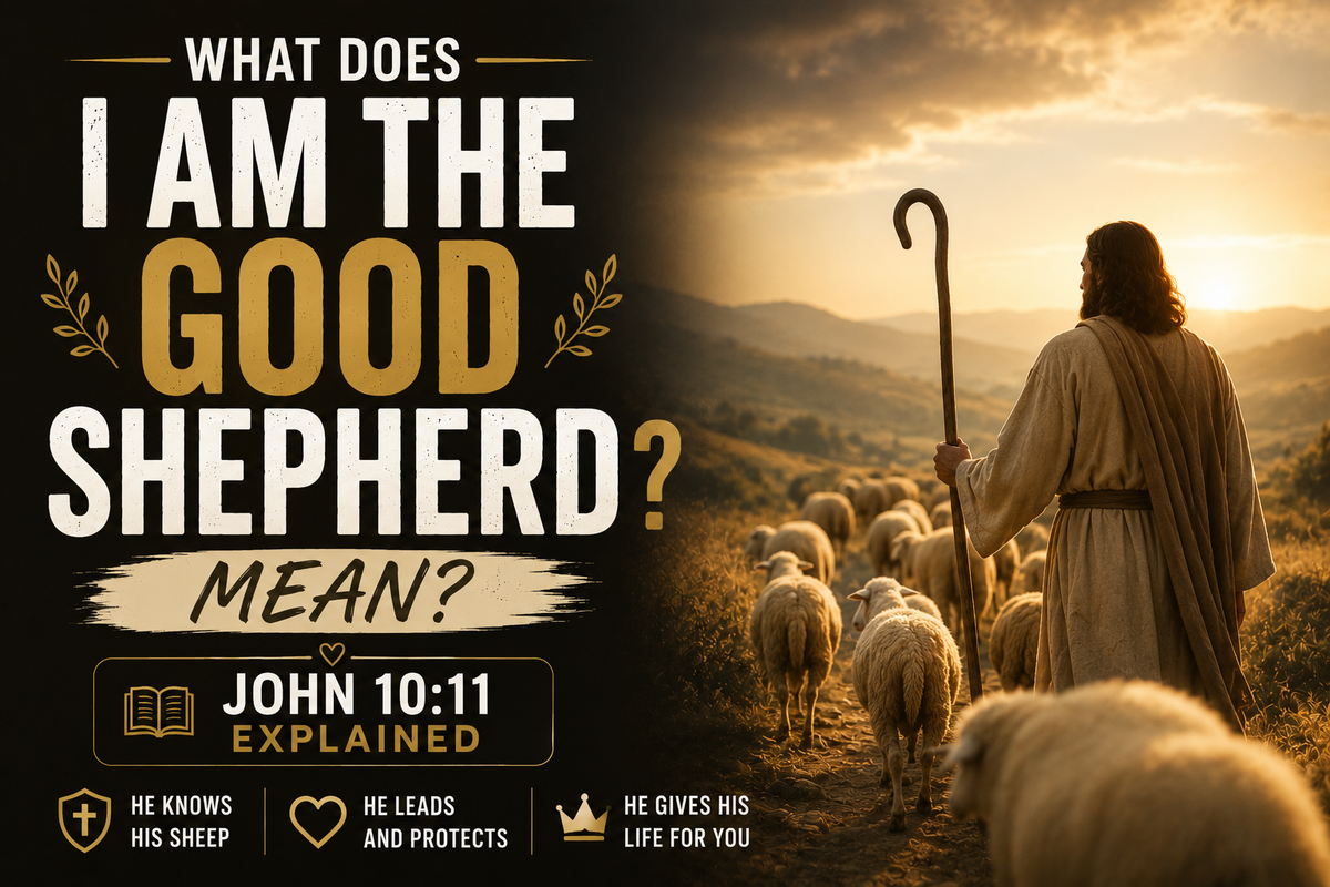 What Does 'I Am the Good Shepherd' Mean? John 10:11 Explained