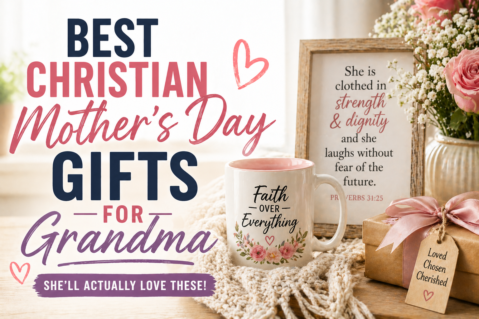 Best Christian Mother's Day Gifts for Grandma (She'll Actually Love These)