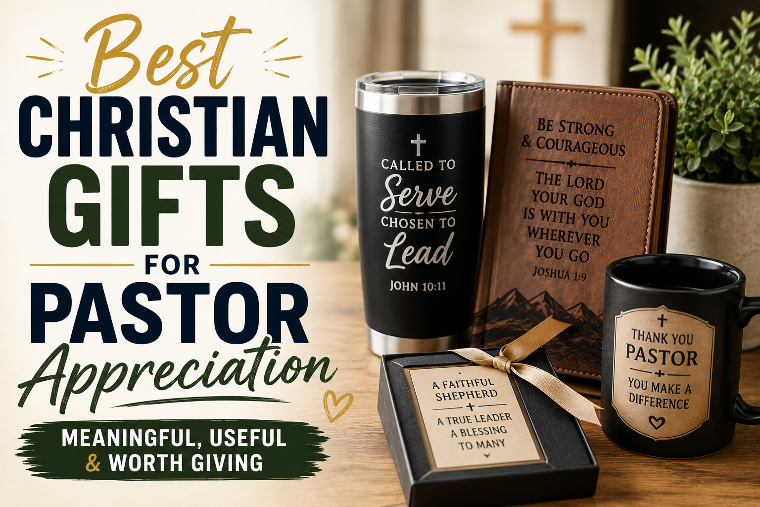 Best Christian Gifts for Pastor Appreciation (Meaningful, Useful & Worth Giving)