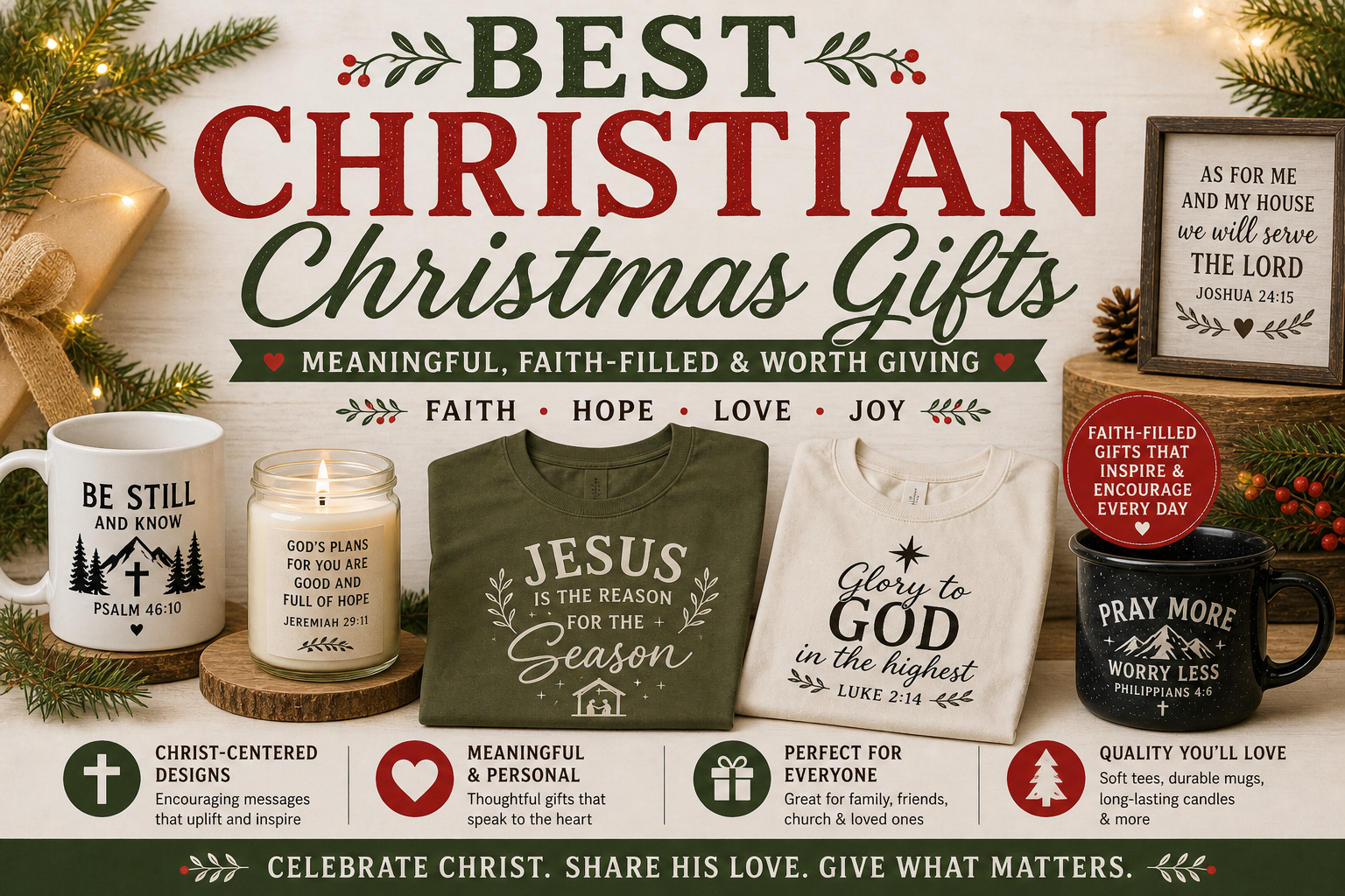 Best Christian Christmas Gifts (Meaningful, Faith-Filled & Worth Giving)