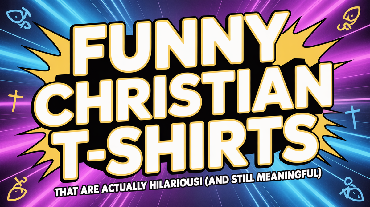 Funny Christian T-Shirts That Are Actually Hilarious (And Still Meaningful)