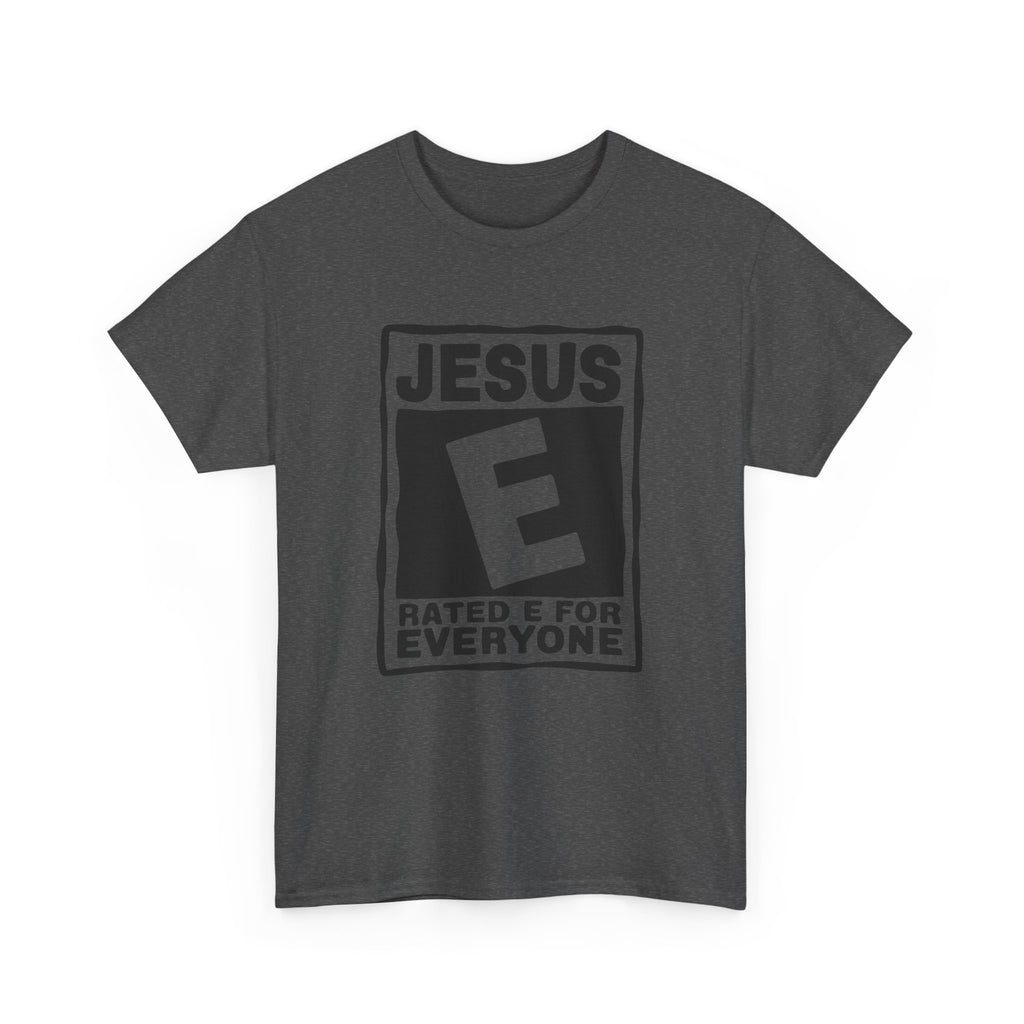 Jesus rated E for everyone t shirt