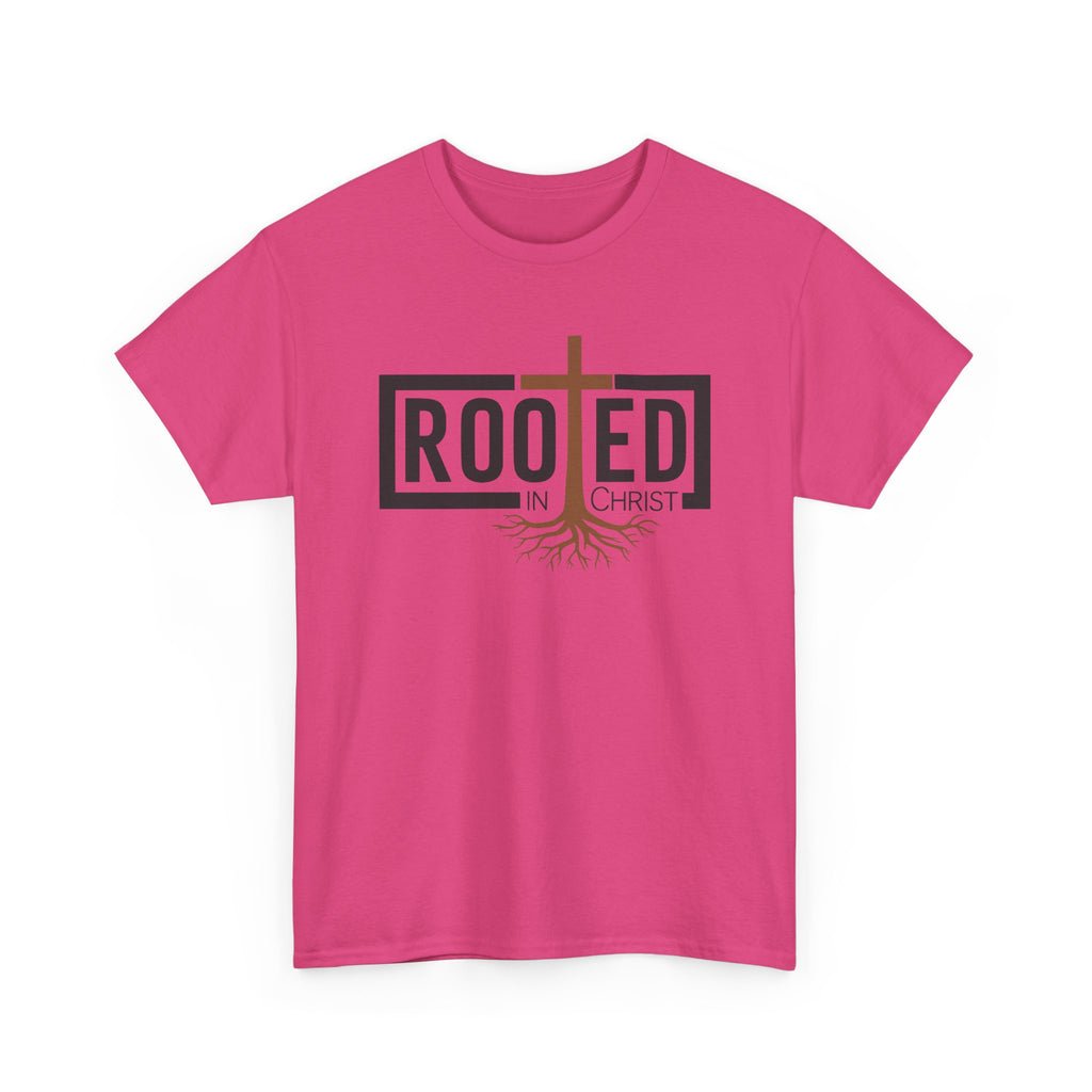 rooted in Christ t shirt