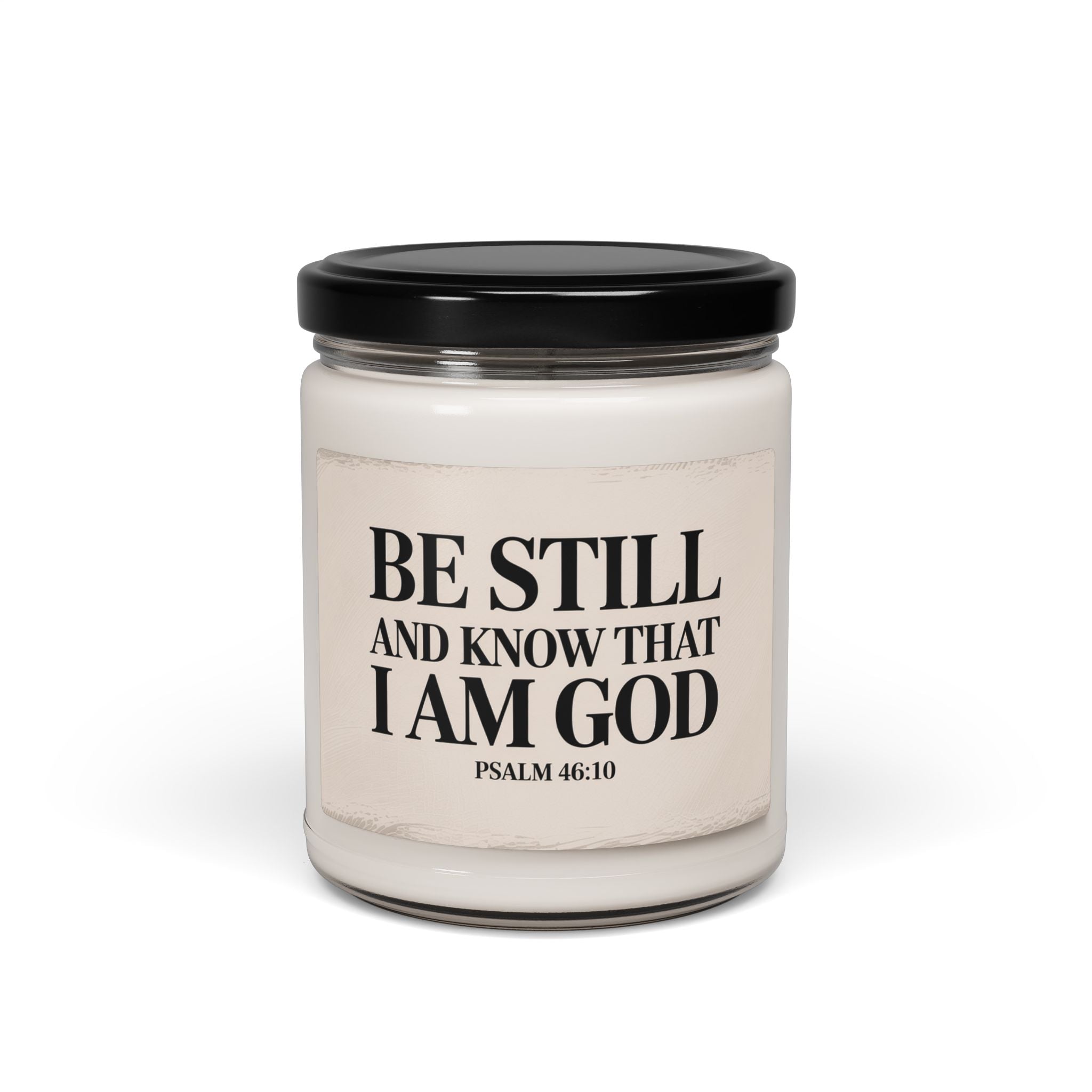 Scripture candle be still and know
