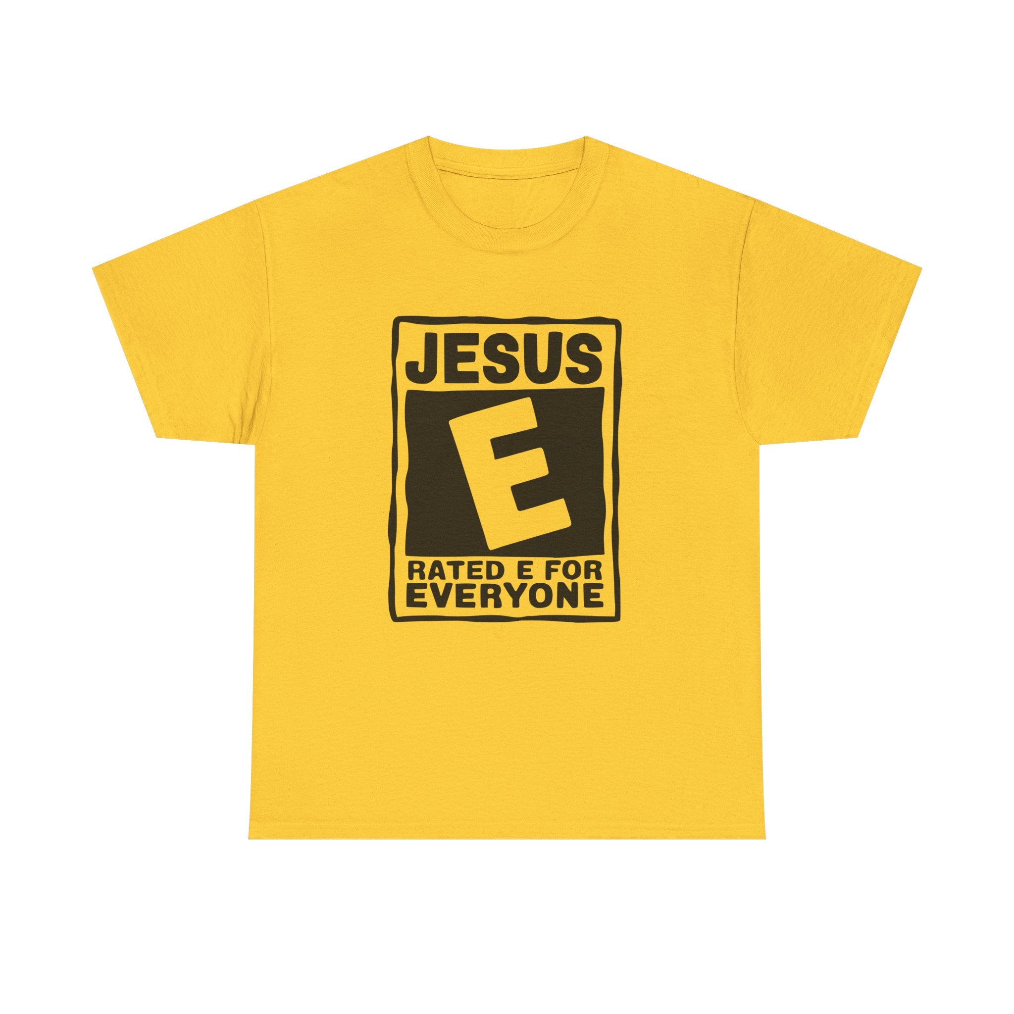 Jesus rated E for everyone t shirt