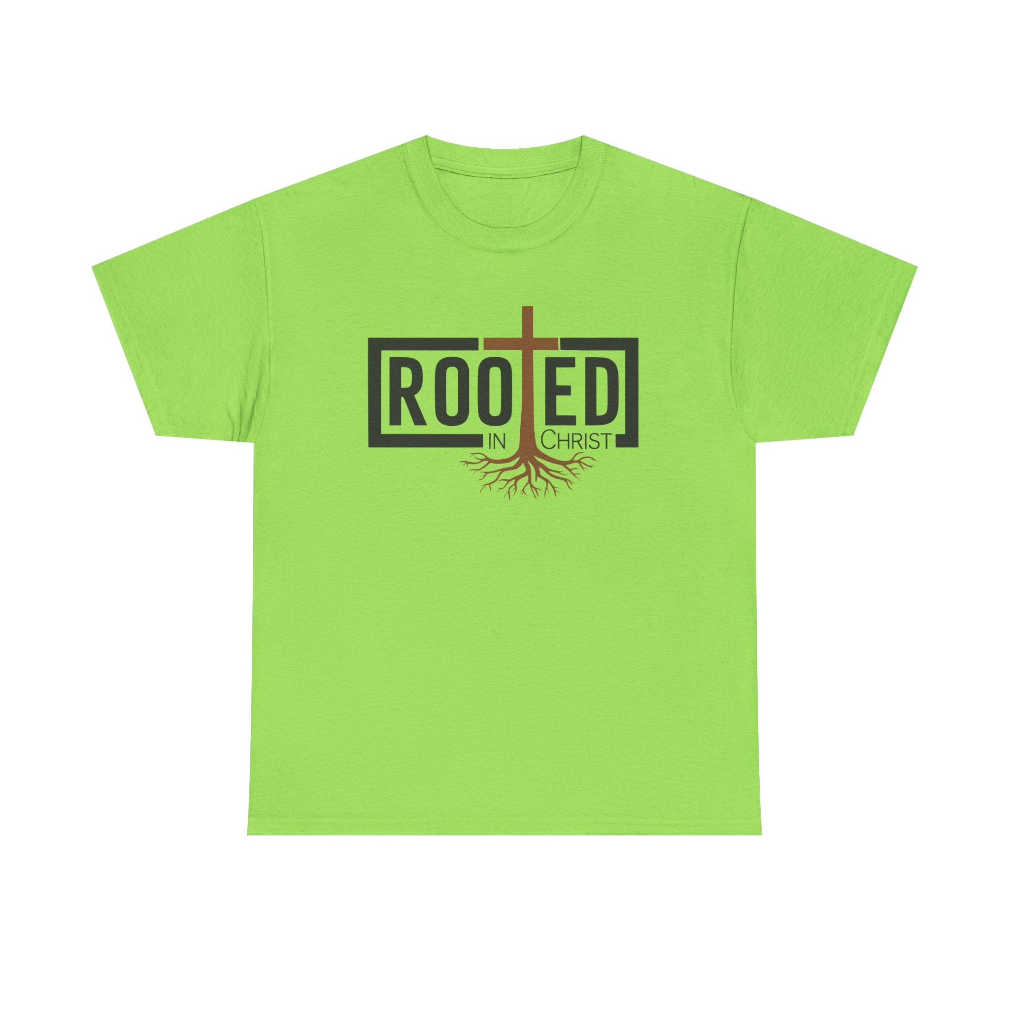 rooted in Christ t shirt
