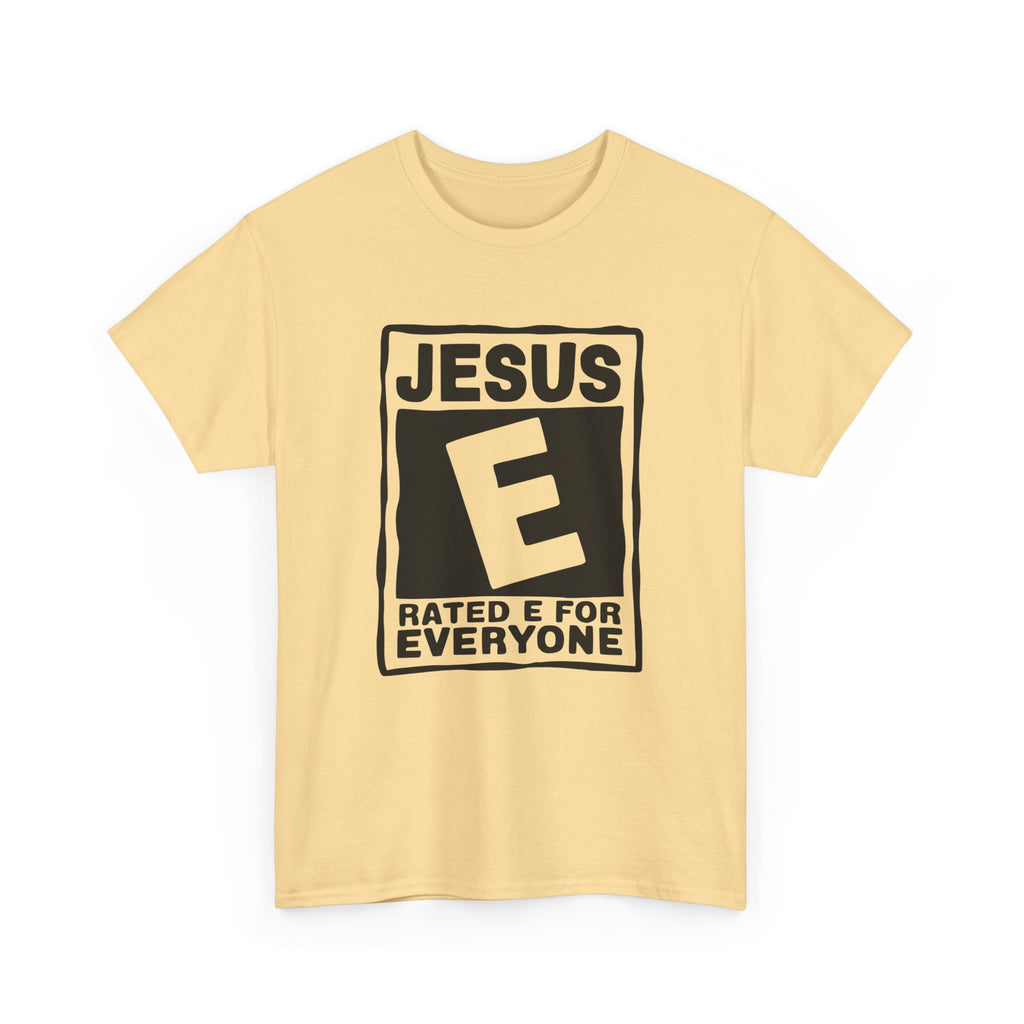 Jesus rated E for everyone t shirt