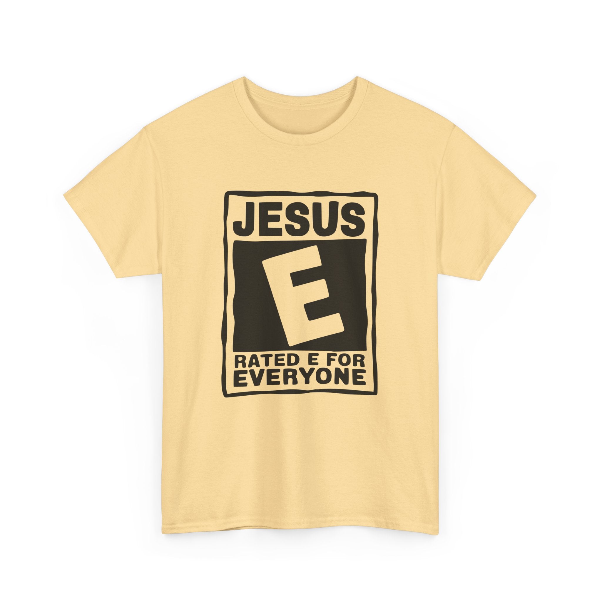 Jesus rated E for everyone t shirt
