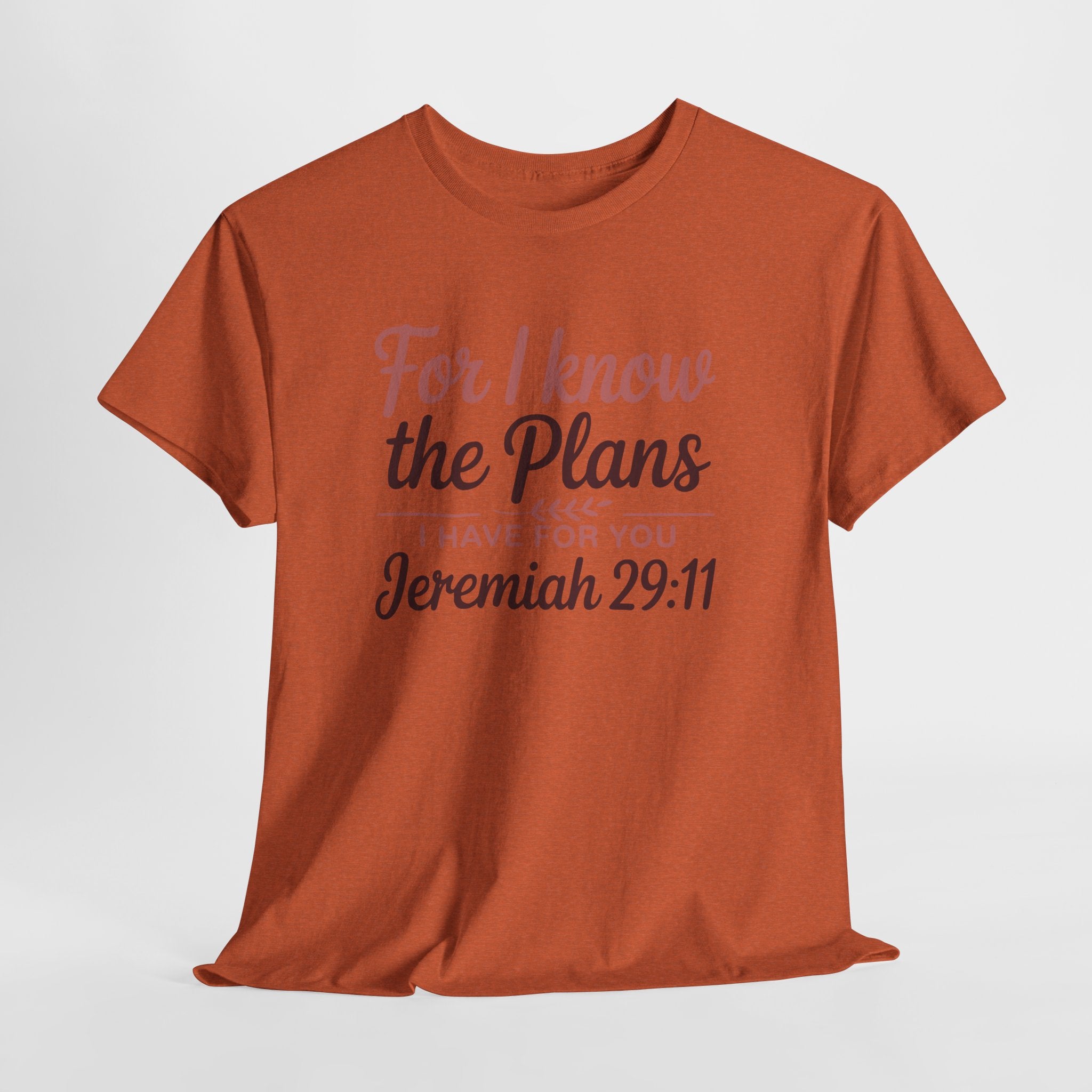 Jeremiah 29:11 Shirt — For I Know the Plans