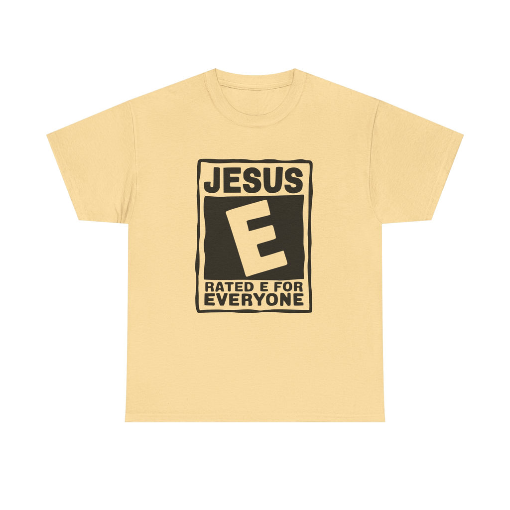 Jesus rated E for everyone t shirt
