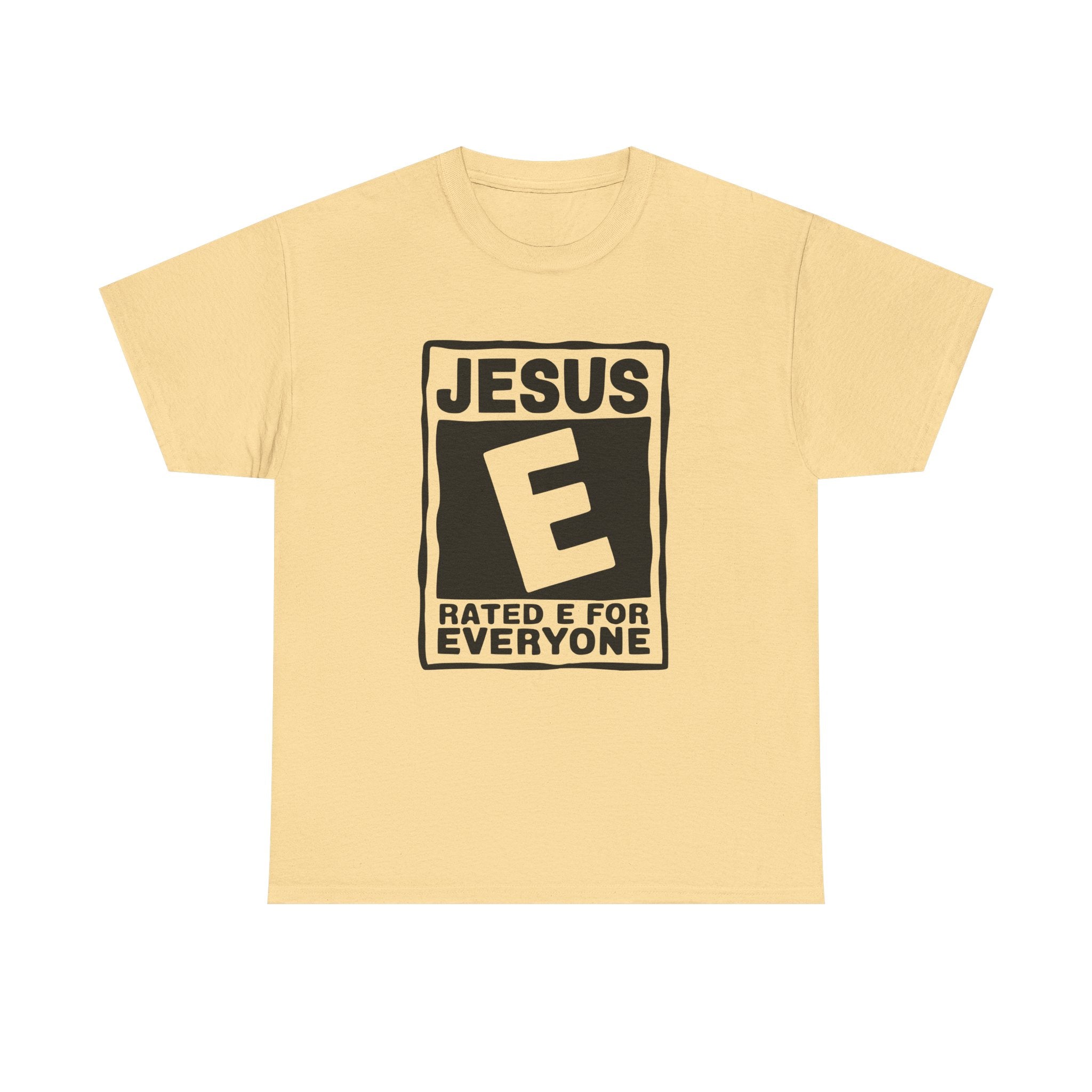 Jesus rated E for everyone t shirt