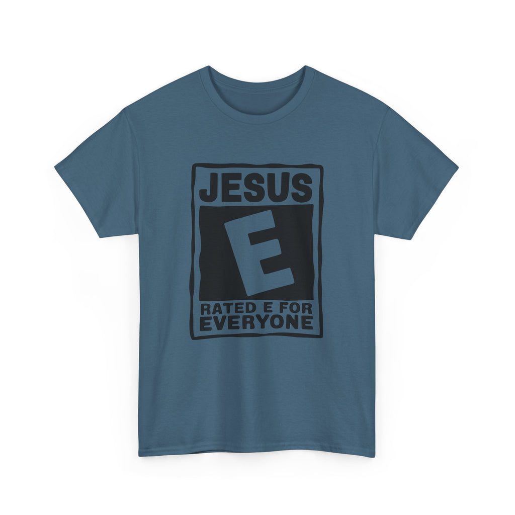Jesus rated E for everyone t shirt