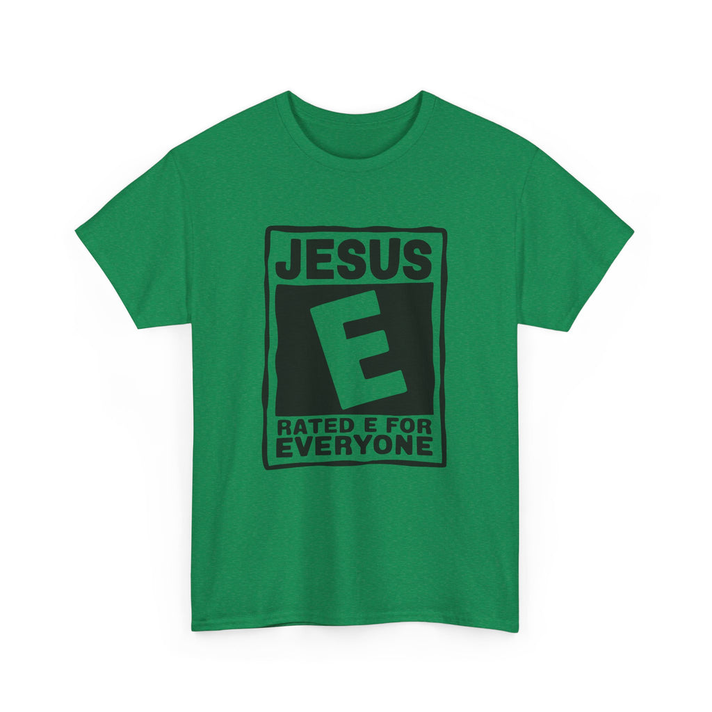 Jesus rated E for everyone t shirt