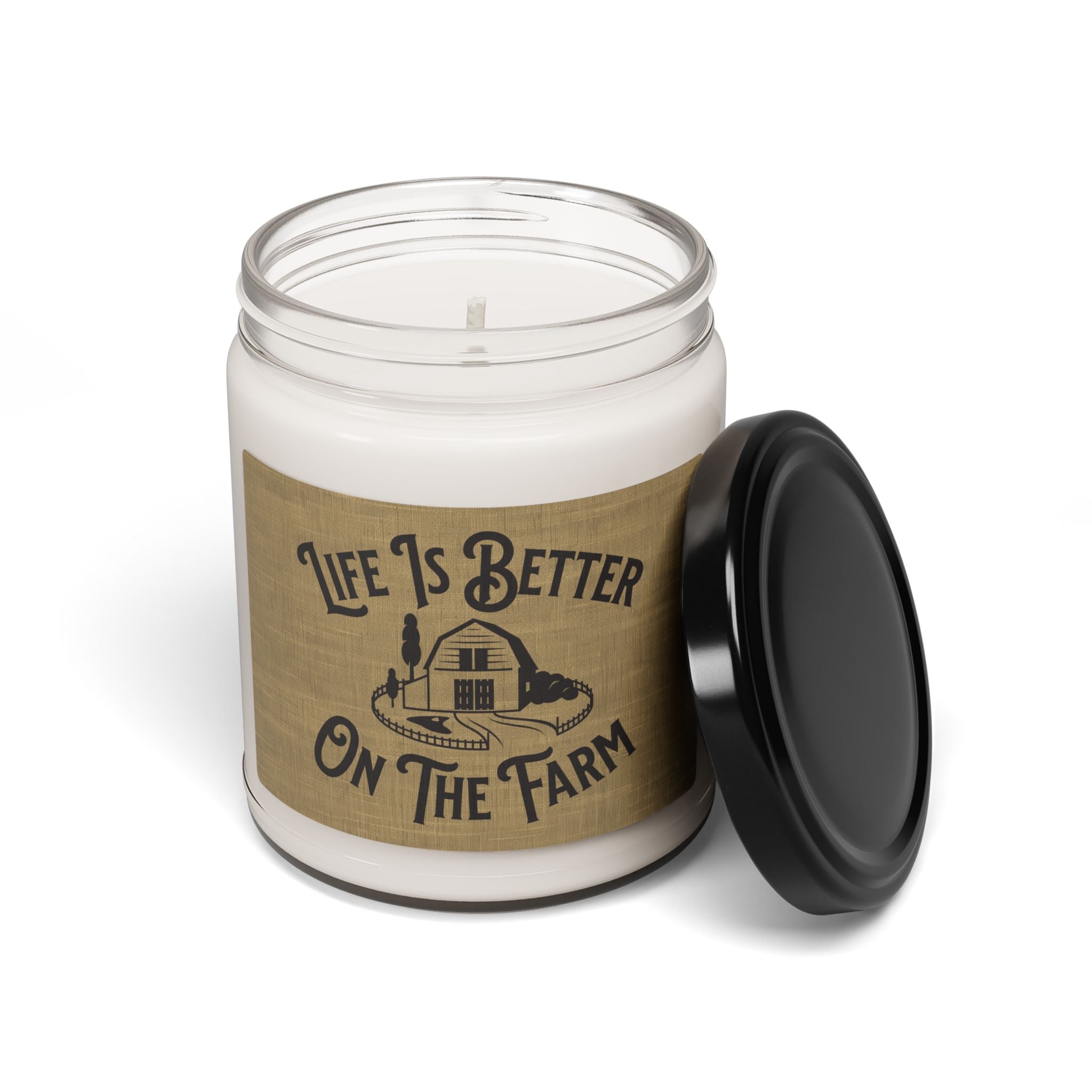 life is better on the farm candle