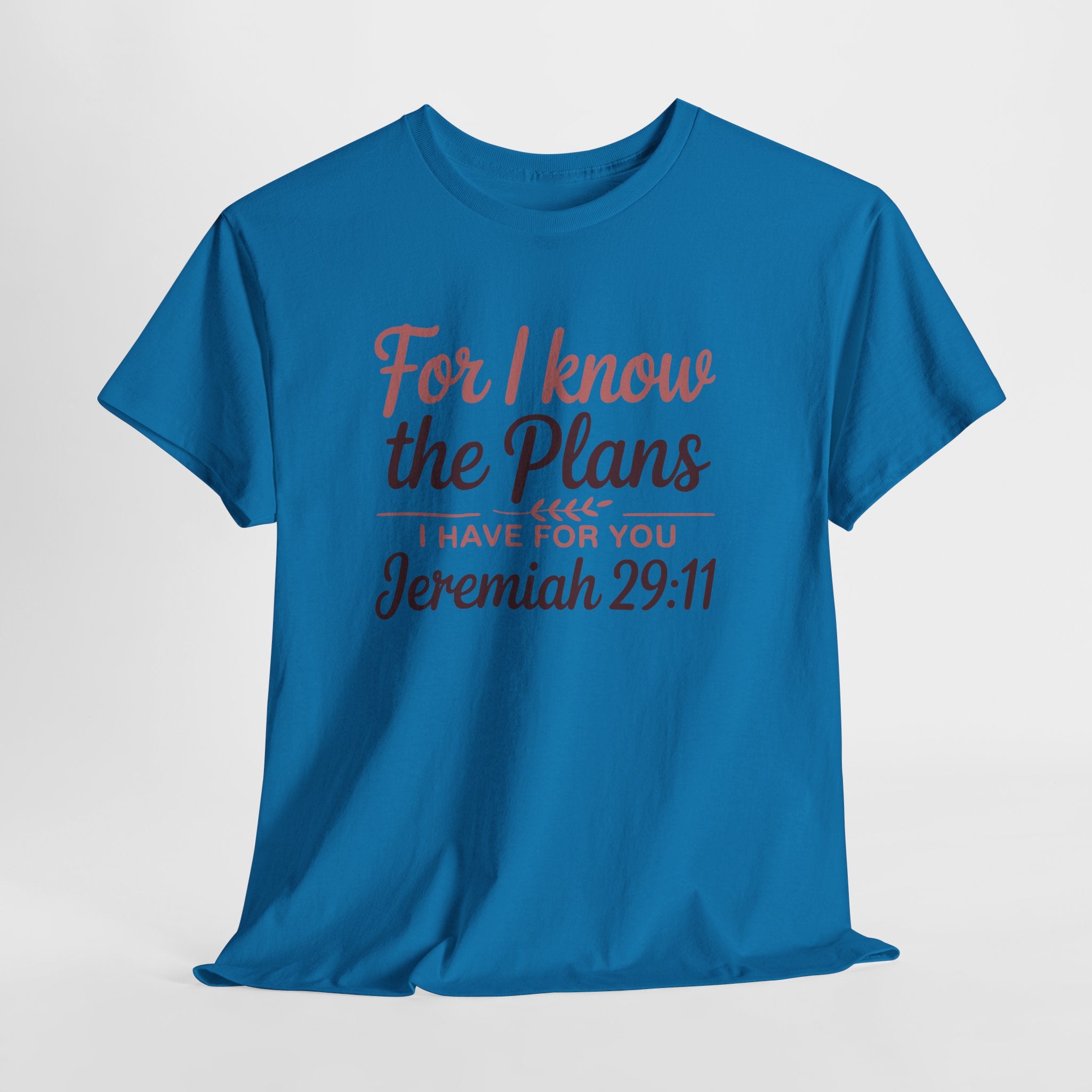 Jeremiah 29:11 Shirt — For I Know the Plans