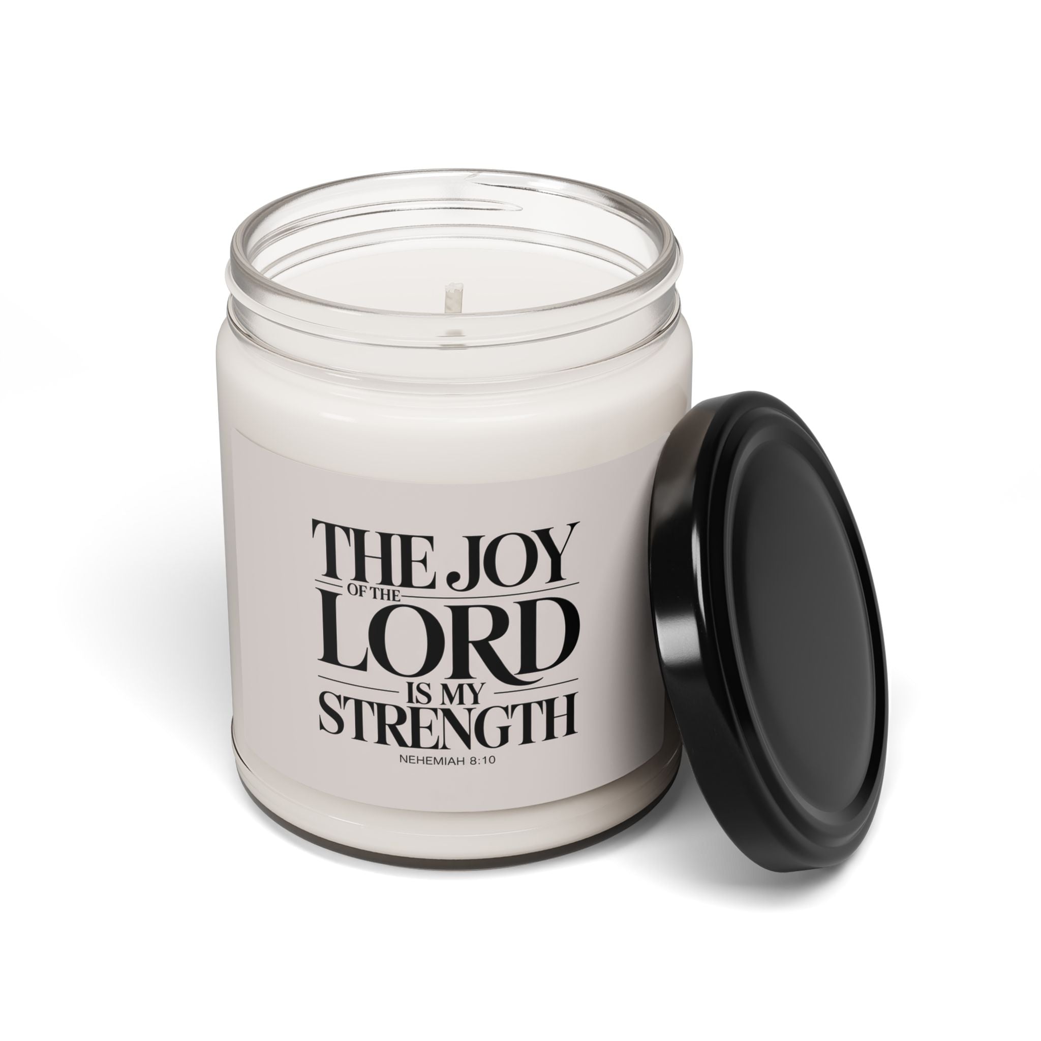 christian soy wax candle
