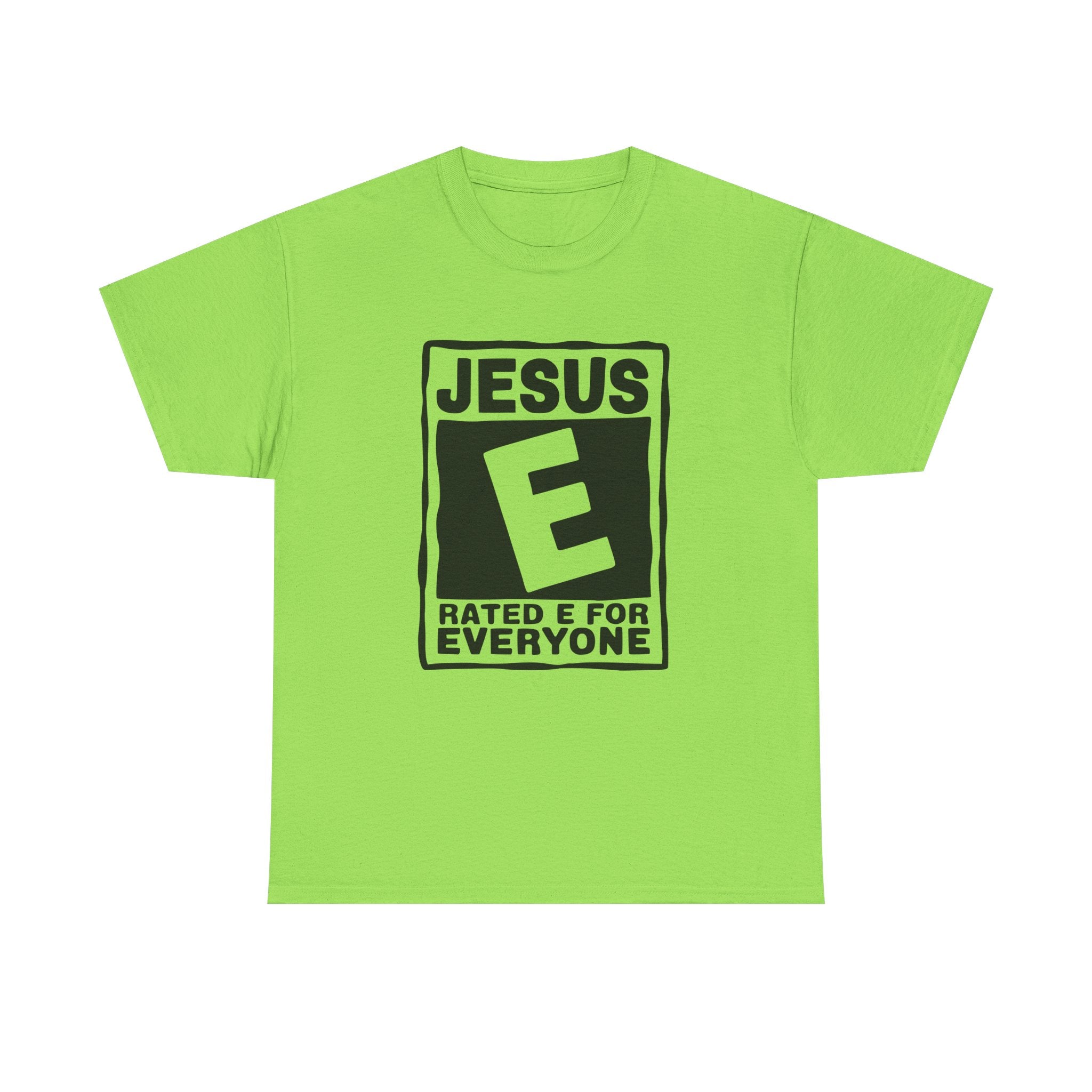 Jesus rated E for everyone t shirt