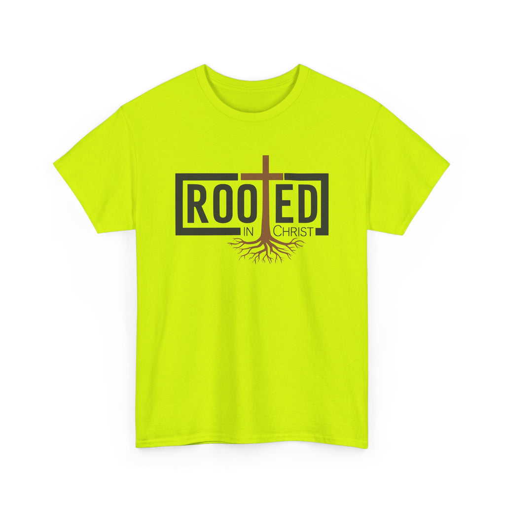 rooted in Christ t shirt