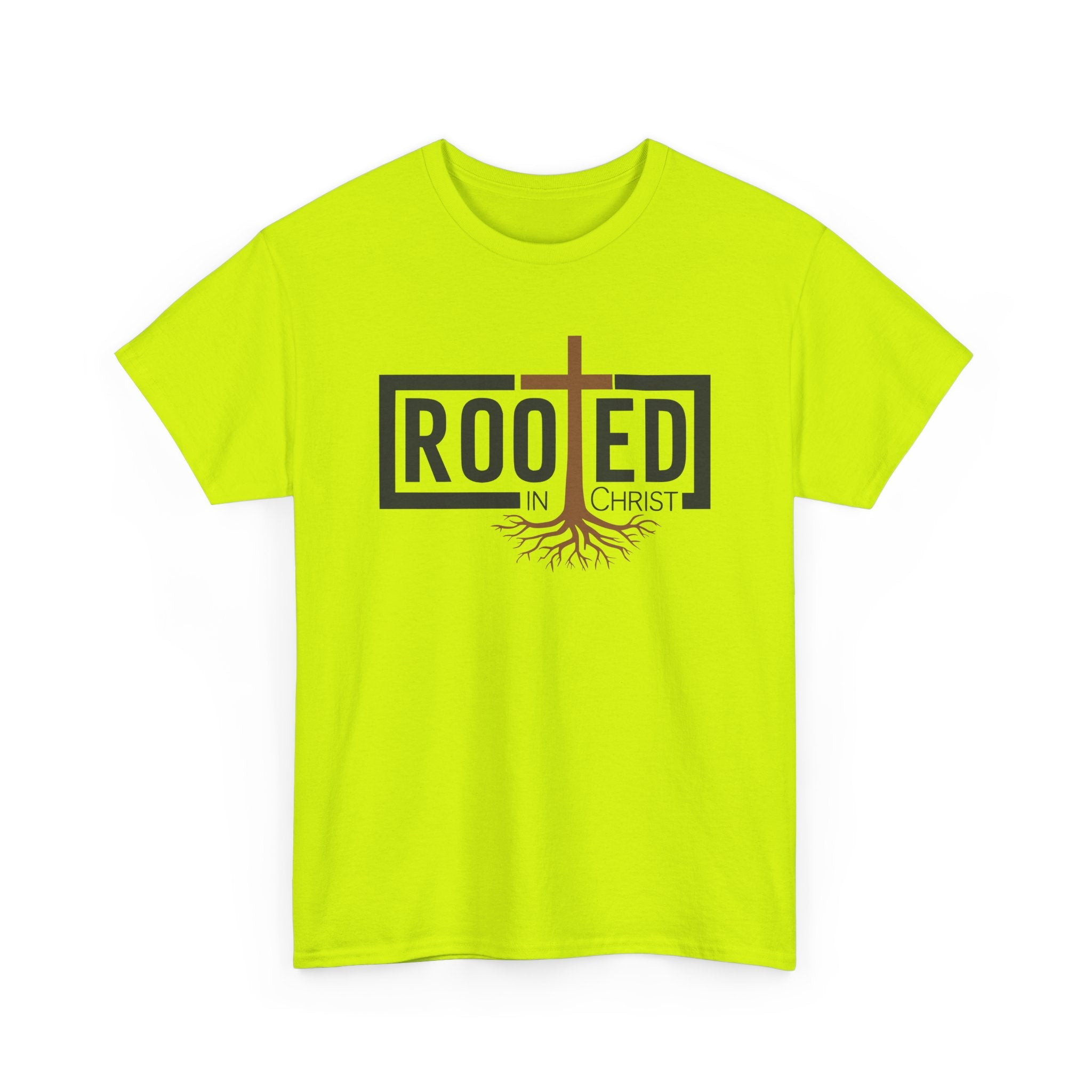 rooted in Christ t shirt