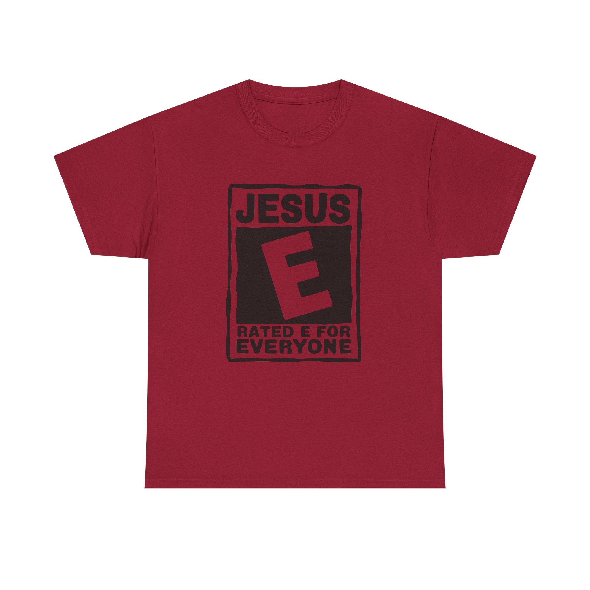 Jesus rated E for everyone t shirt