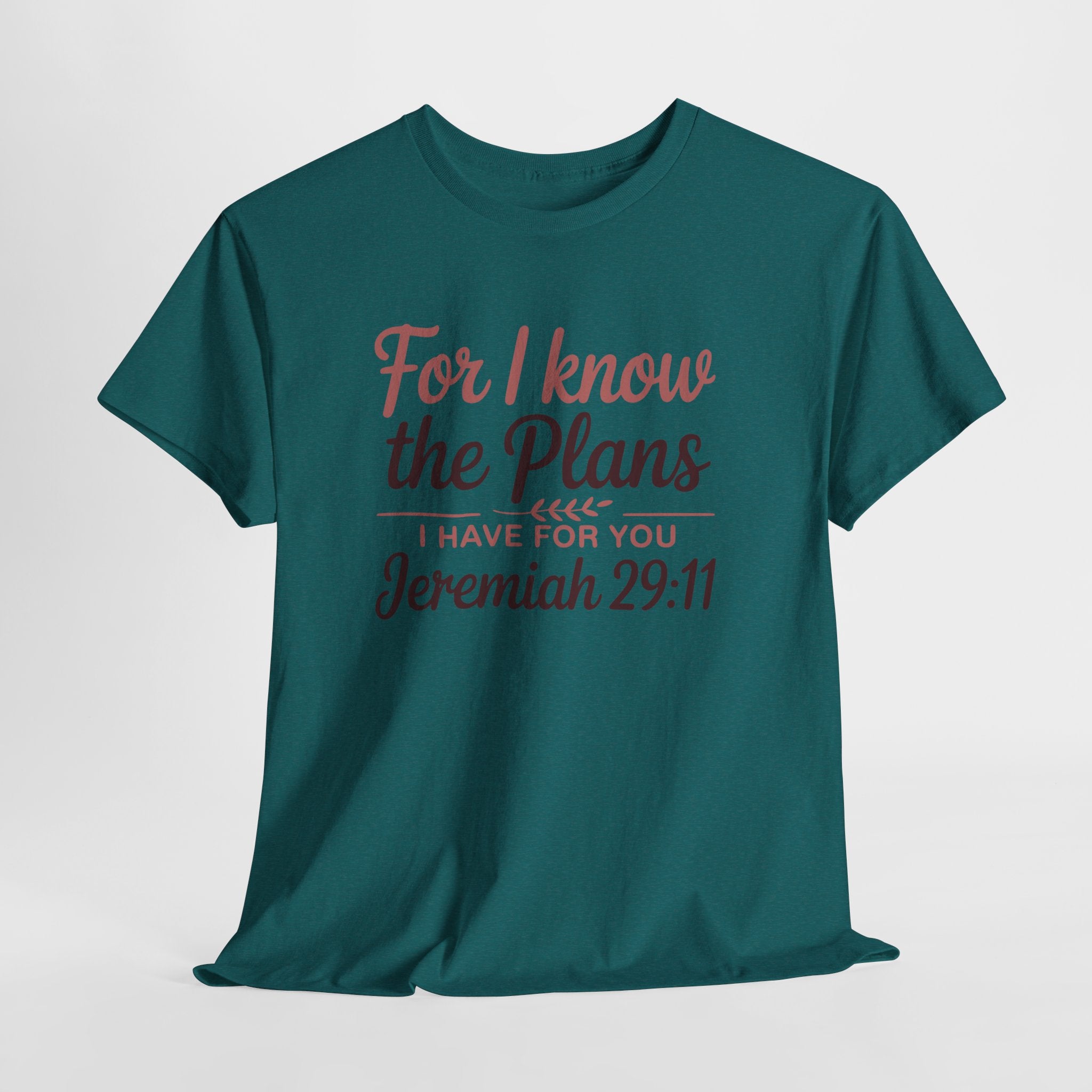 Jeremiah 29:11 Shirt — For I Know the Plans