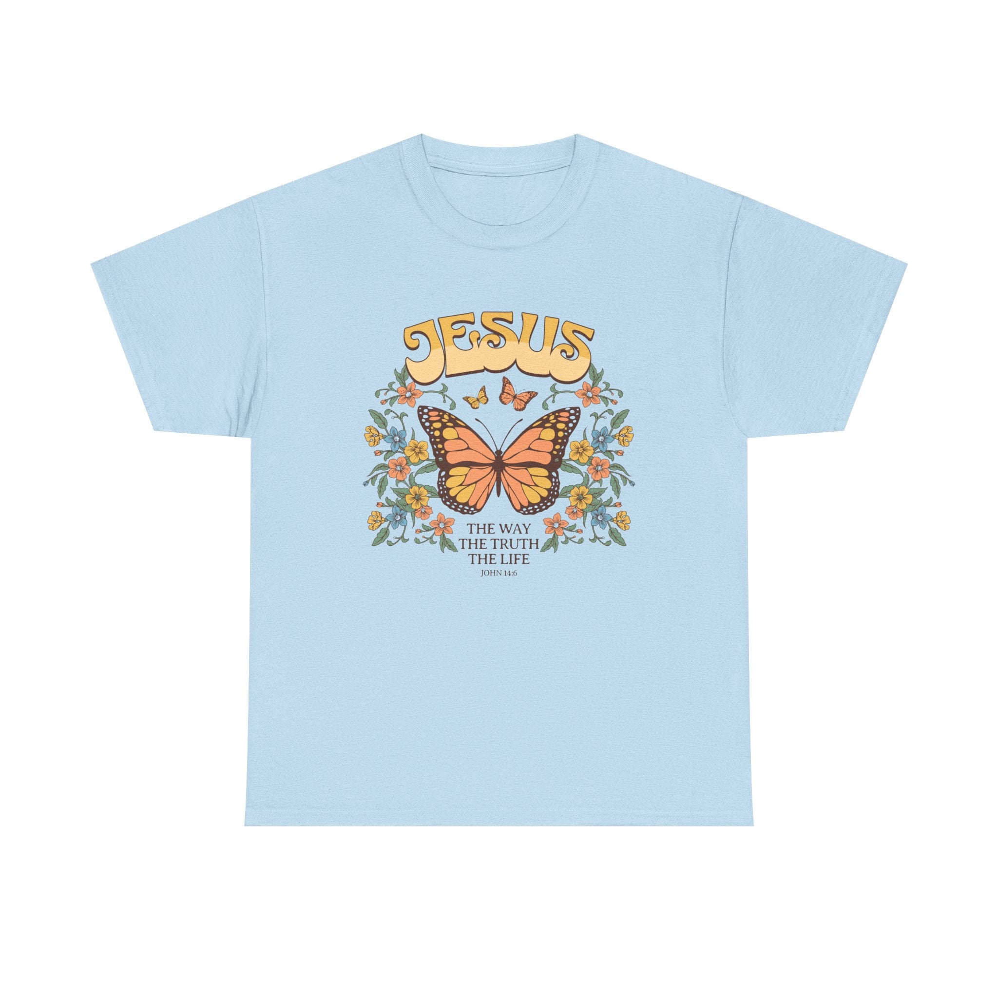 christian scripture shirt jesus the life
