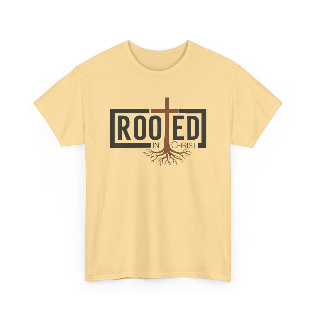 rooted in Christ t shirt