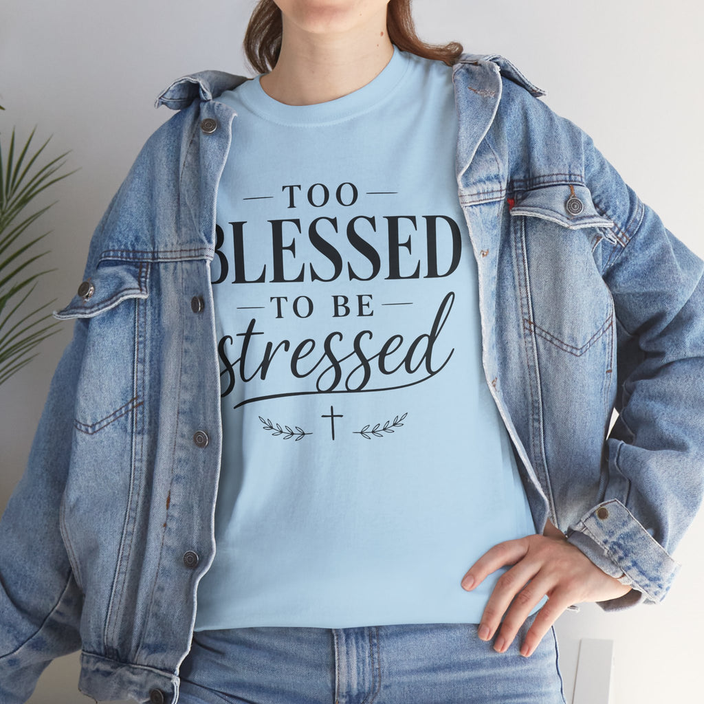 Too Blessed To Be Stressed T-Shirt
