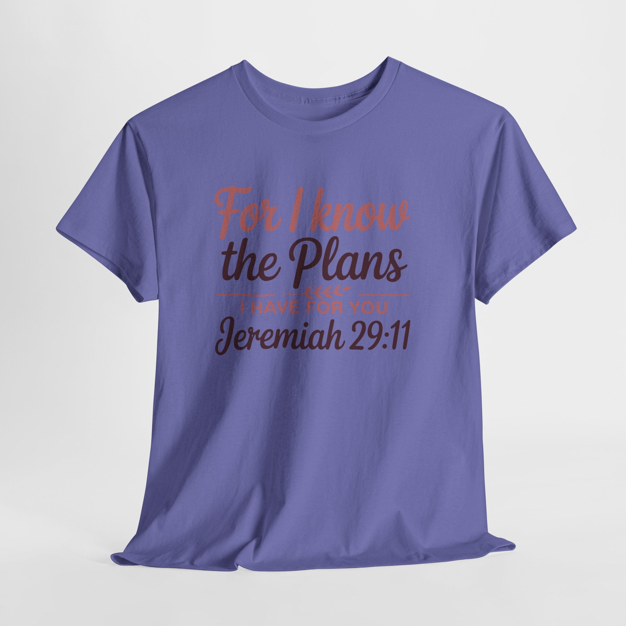 Jeremiah 29:11 Shirt — For I Know the Plans
