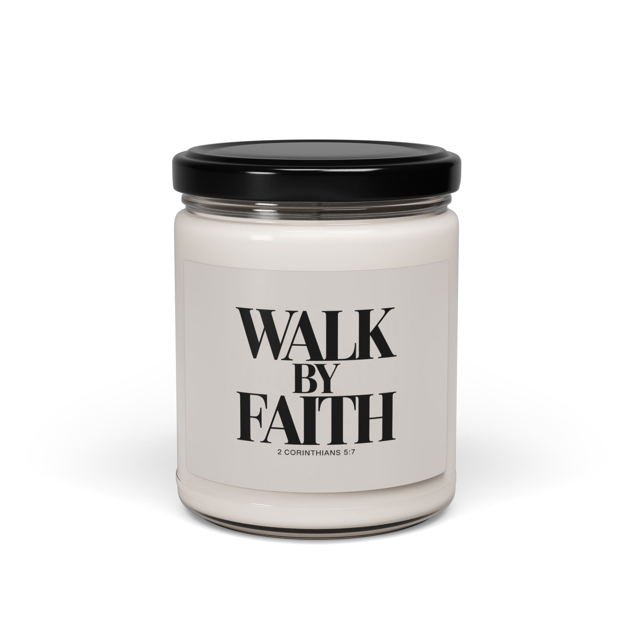 christian soy wax candle
