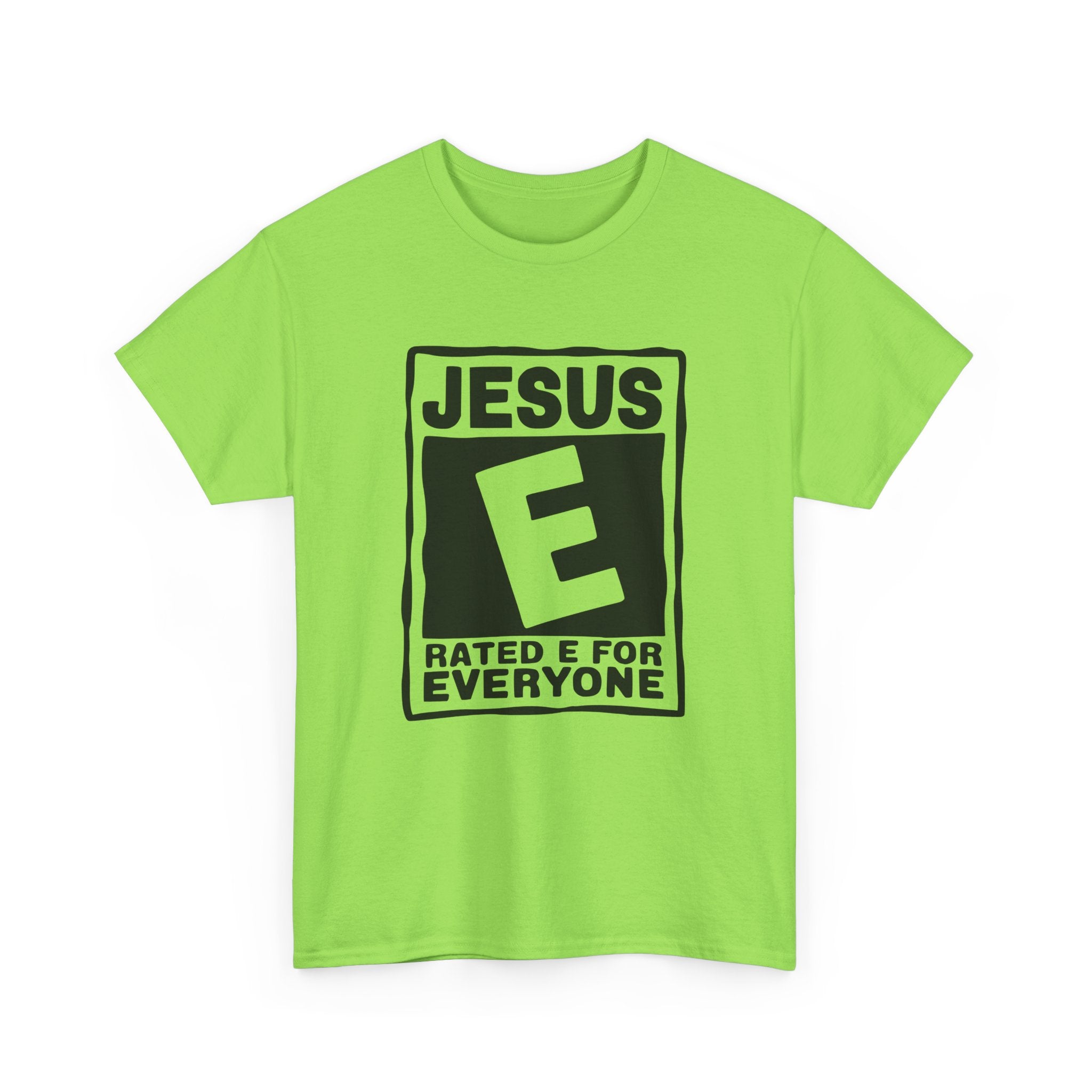 Jesus rated E for everyone t shirt