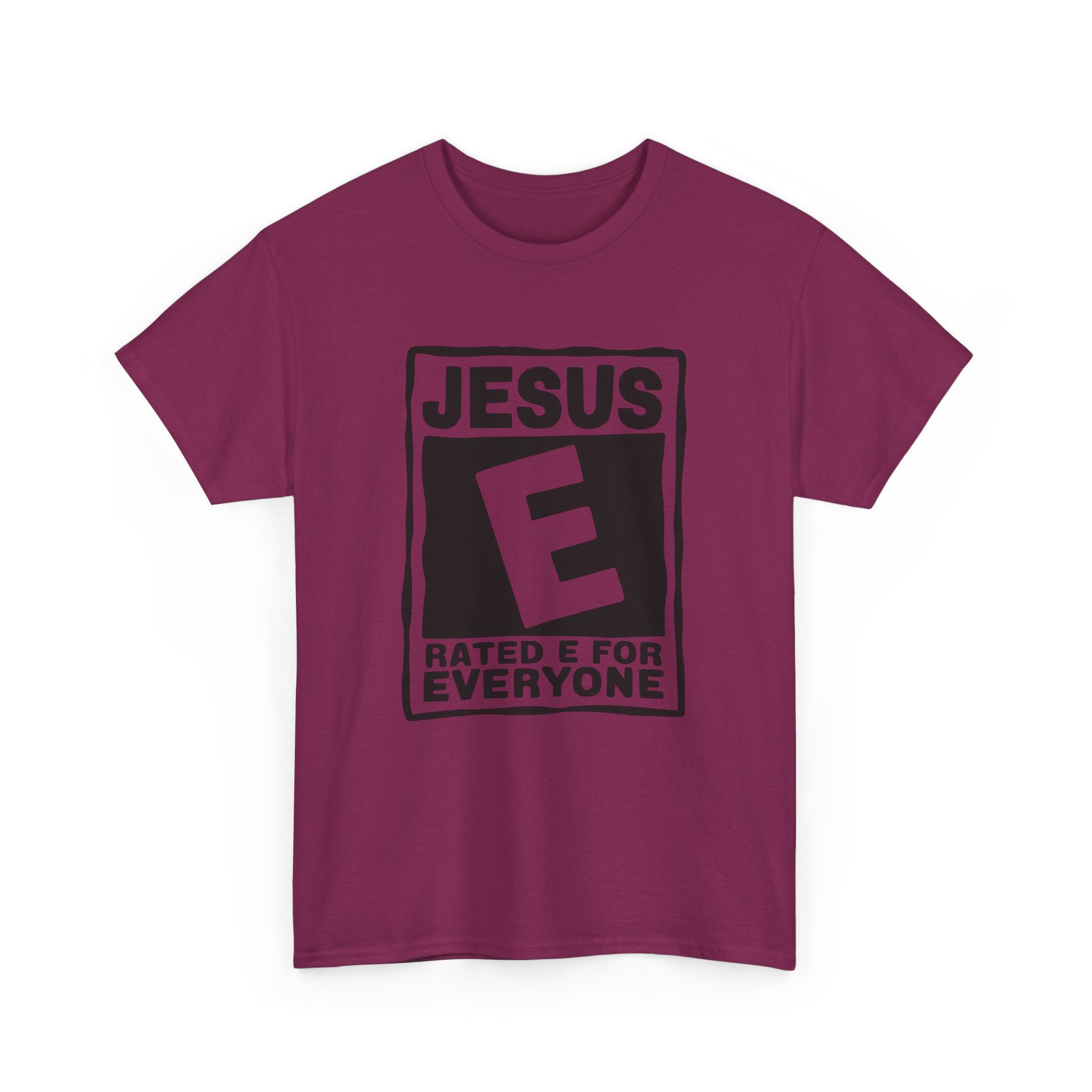 Jesus rated E for everyone t shirt