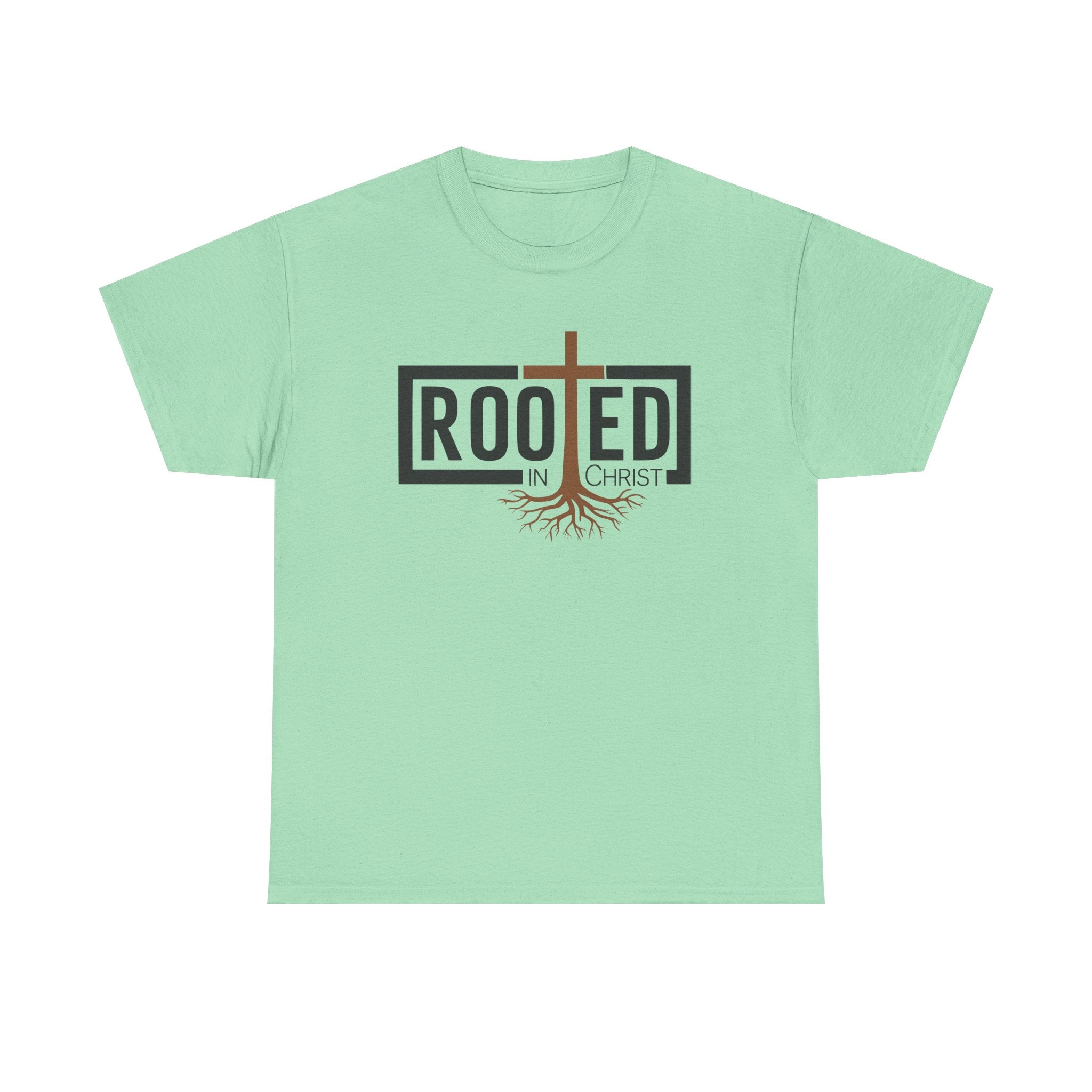 rooted in Christ t shirt