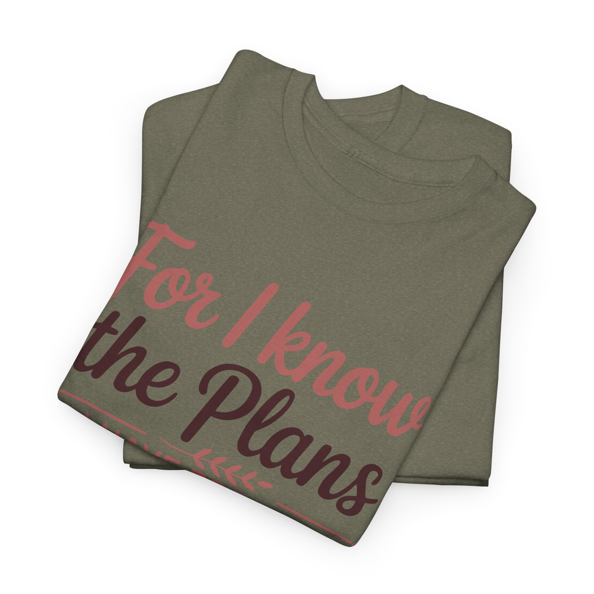 Jeremiah 29:11 Shirt — For I Know the Plans