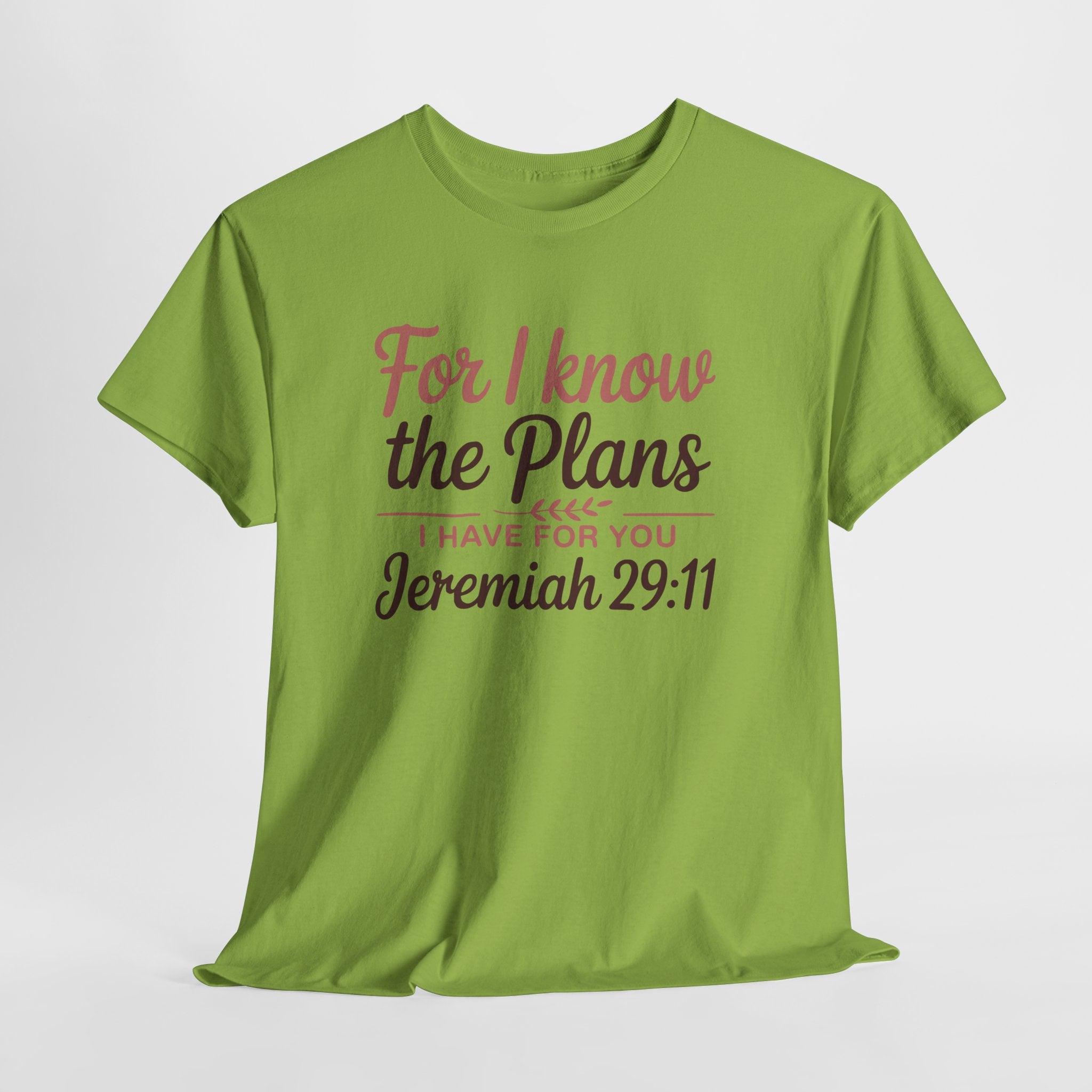 Jeremiah 29:11 Shirt — For I Know the Plans