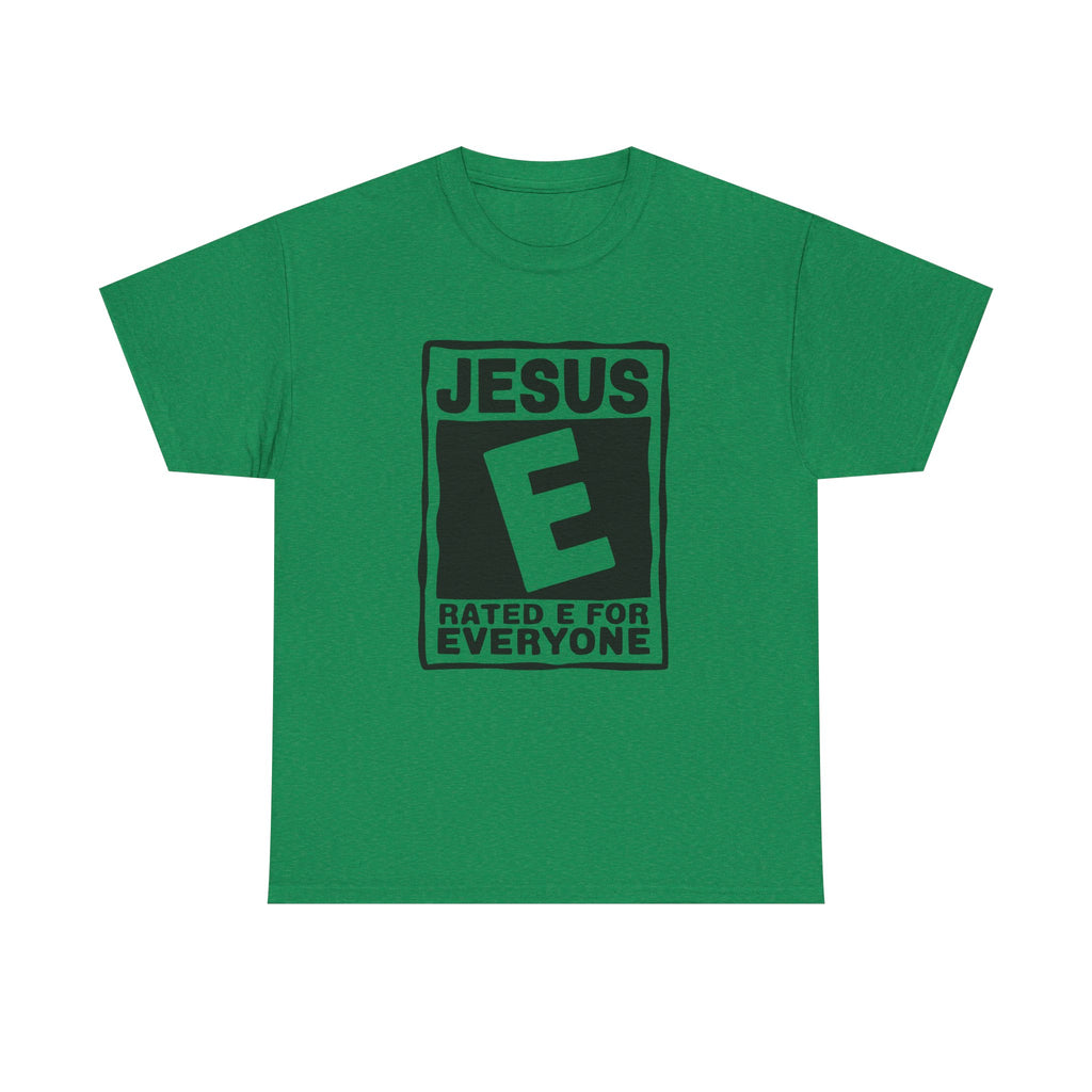 Jesus rated E for everyone t shirt
