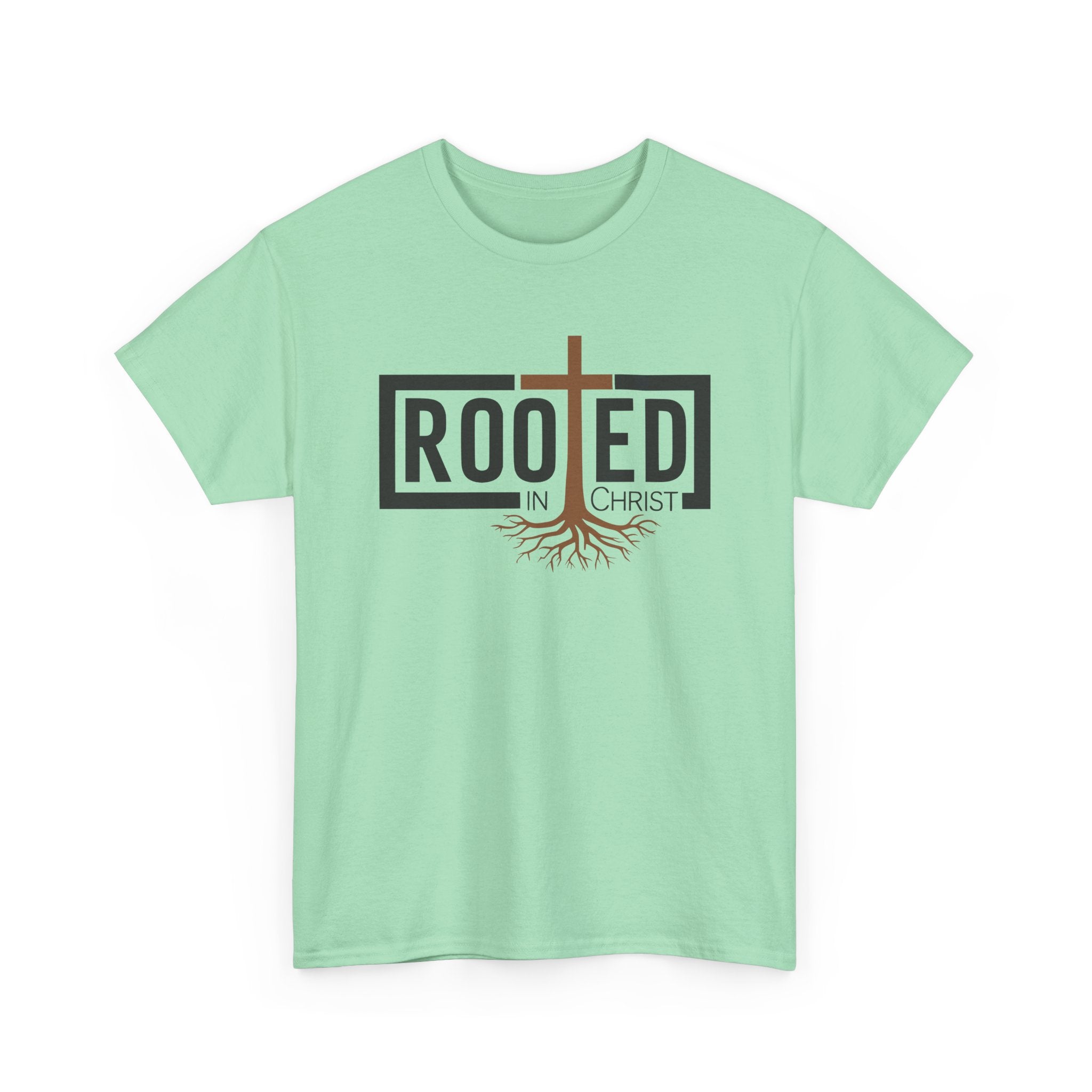 rooted in Christ t shirt