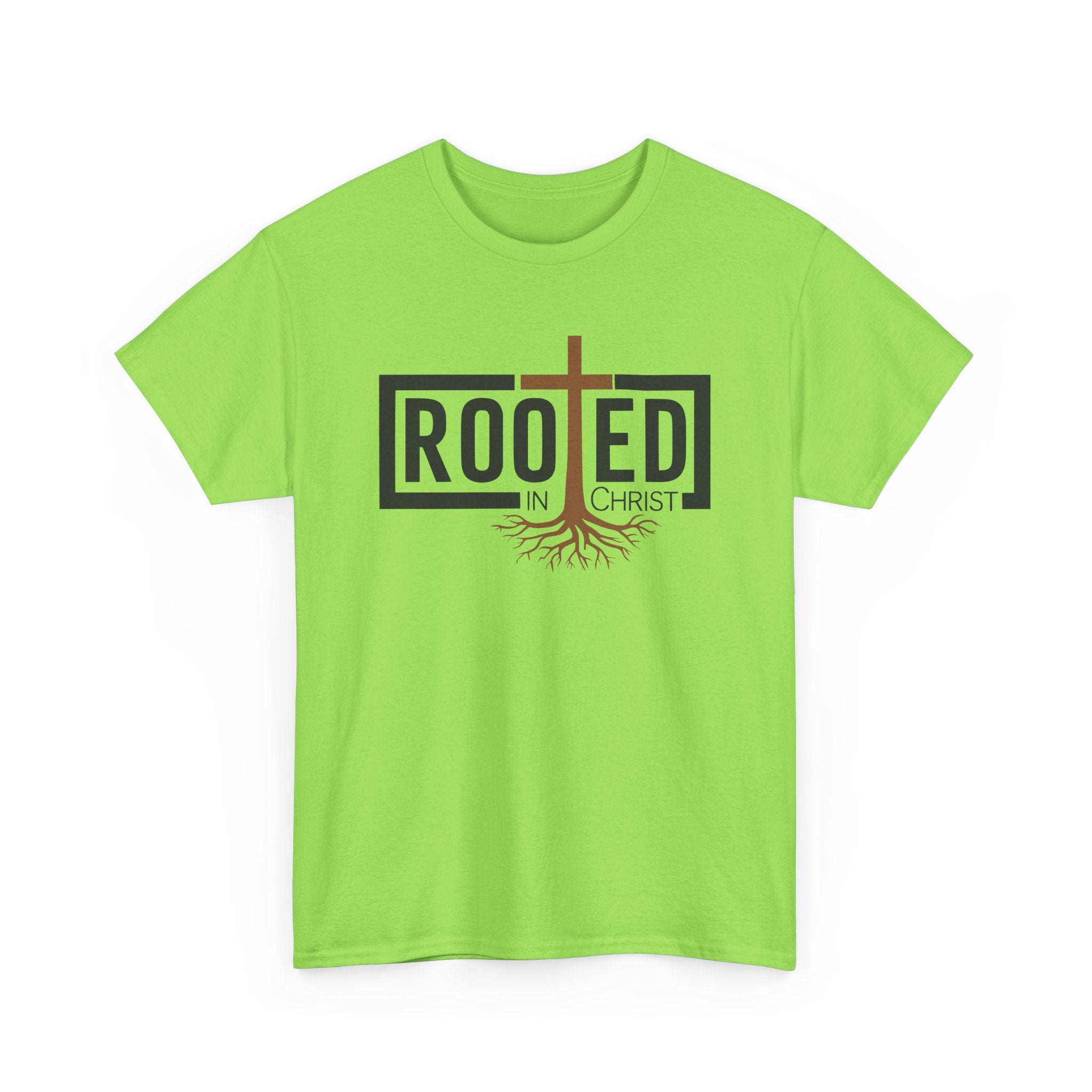 rooted in Christ t shirt