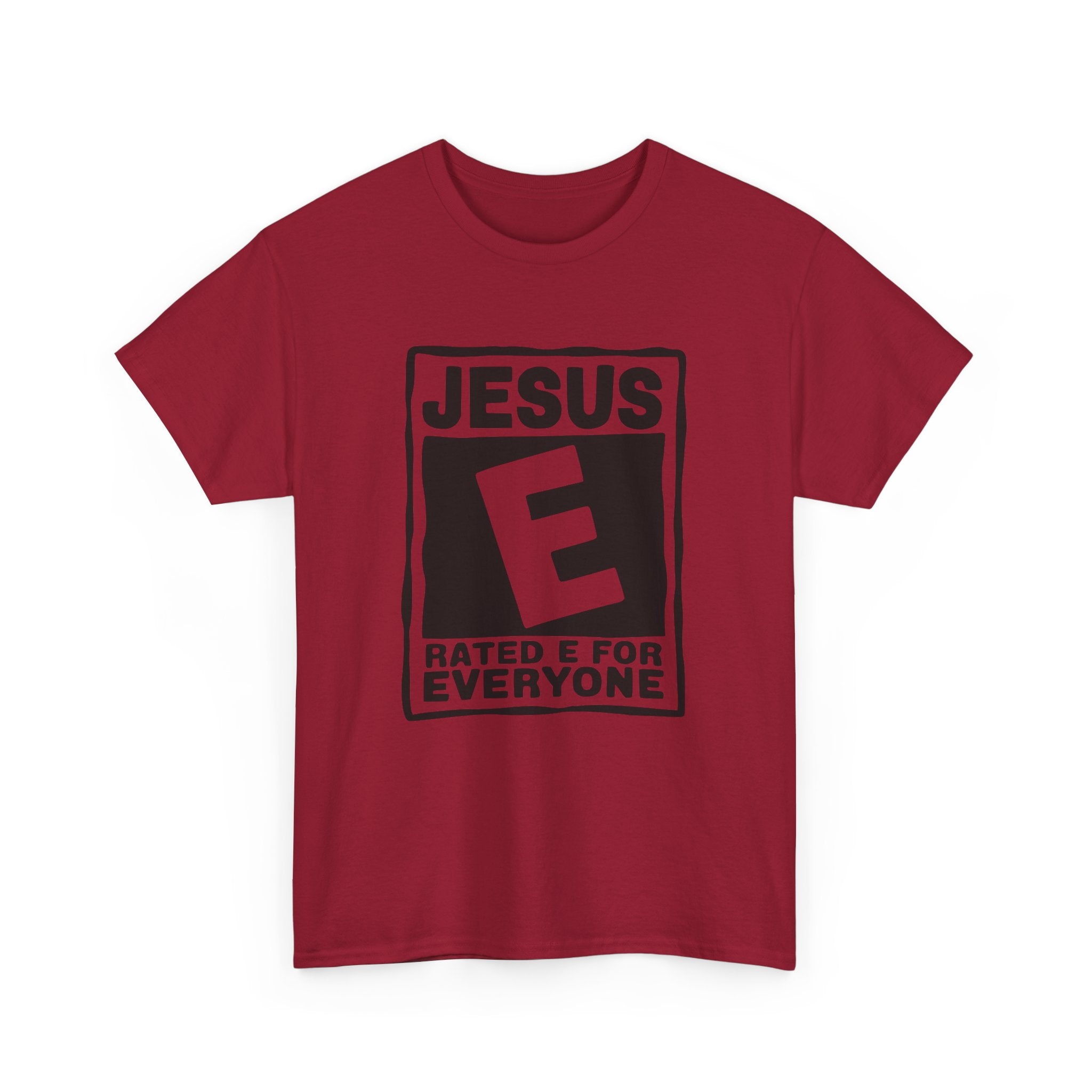 Jesus rated E for everyone t shirt
