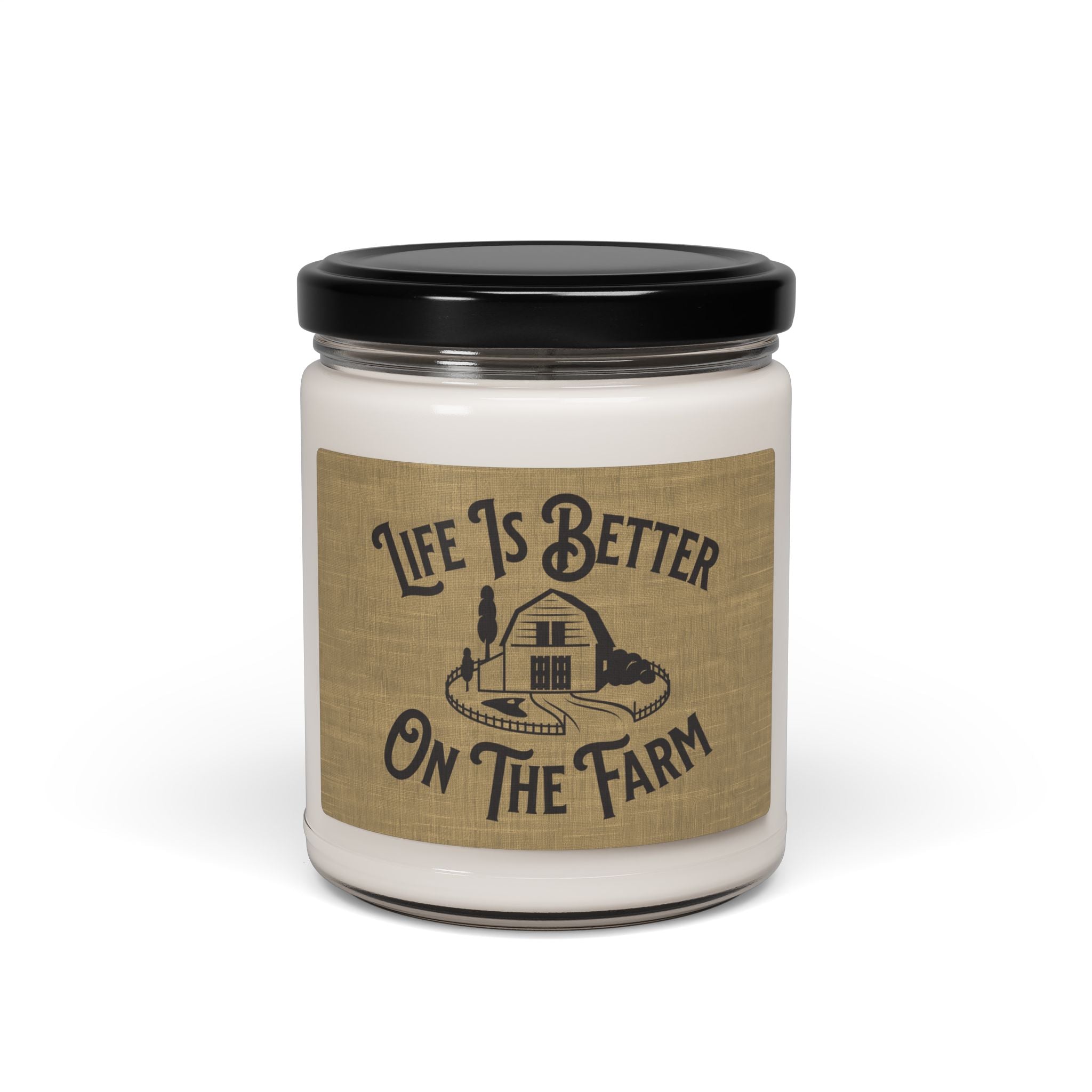 life is better on the farm candle