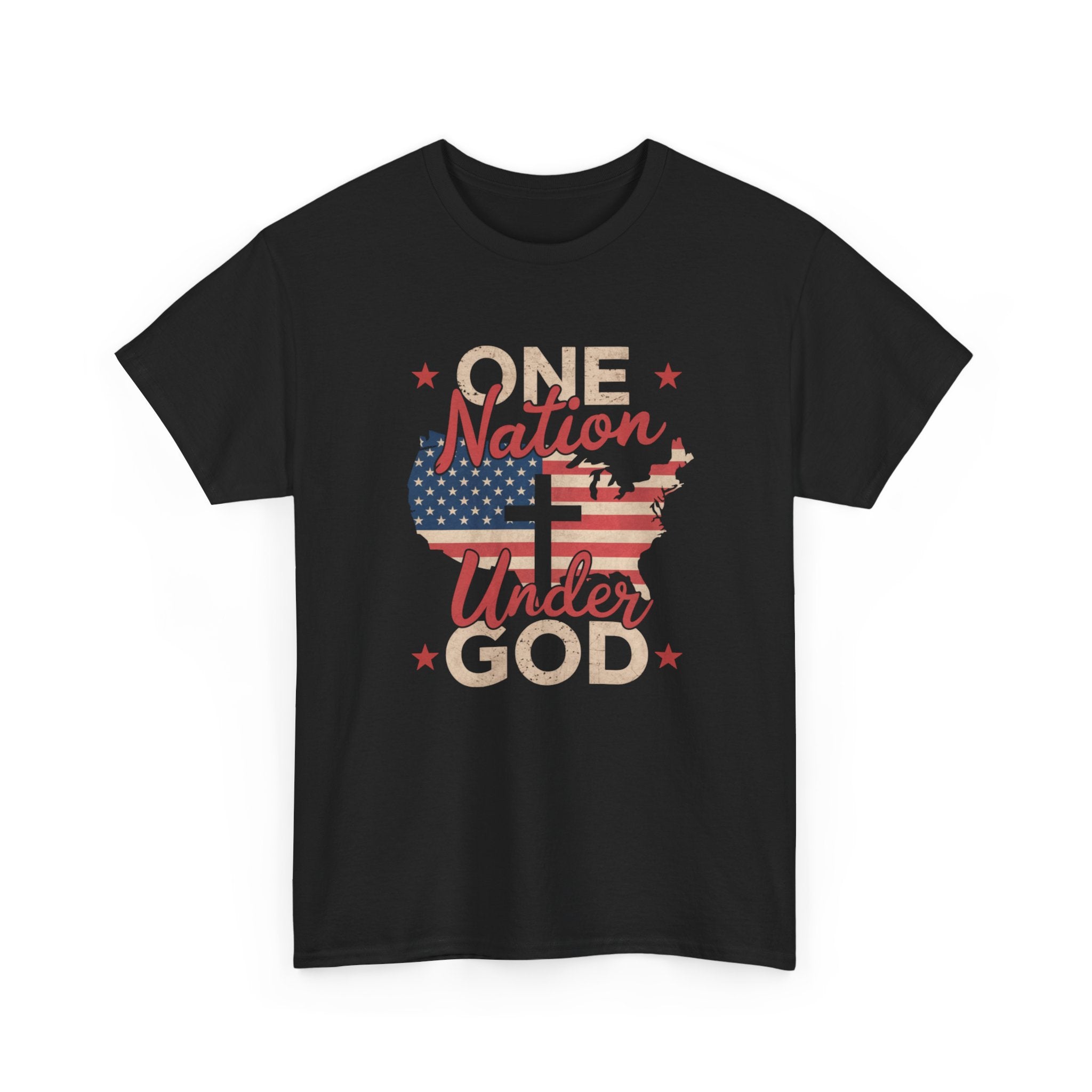 Unisex One Nation Under God patriotic Christian shirt