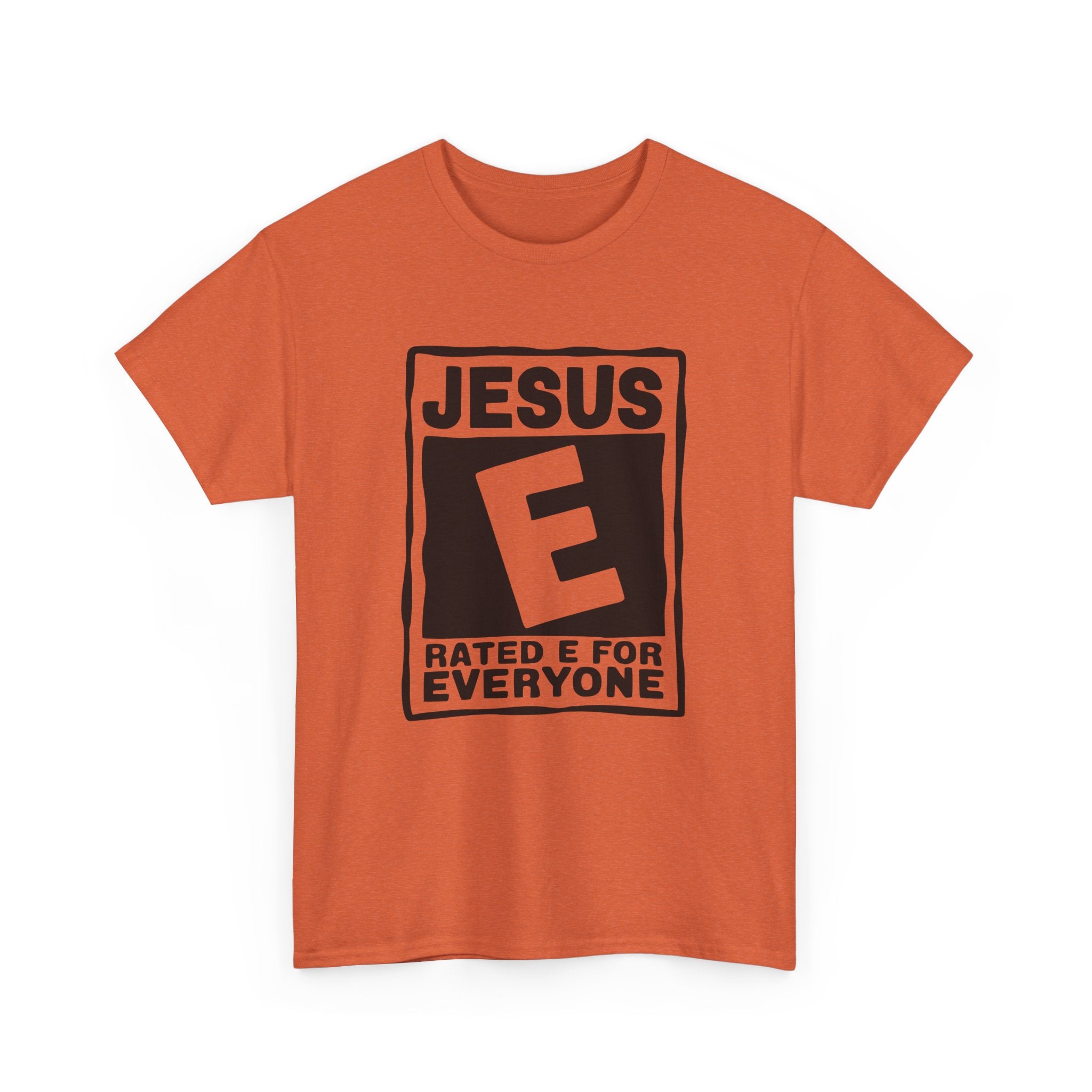 Jesus rated E for everyone t shirt